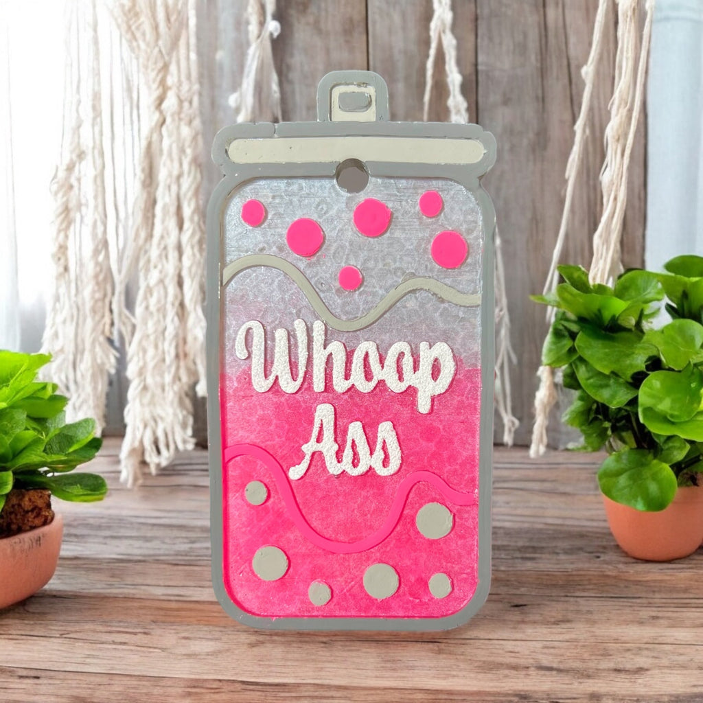 Can of Whoop Ass in Pink Freshie