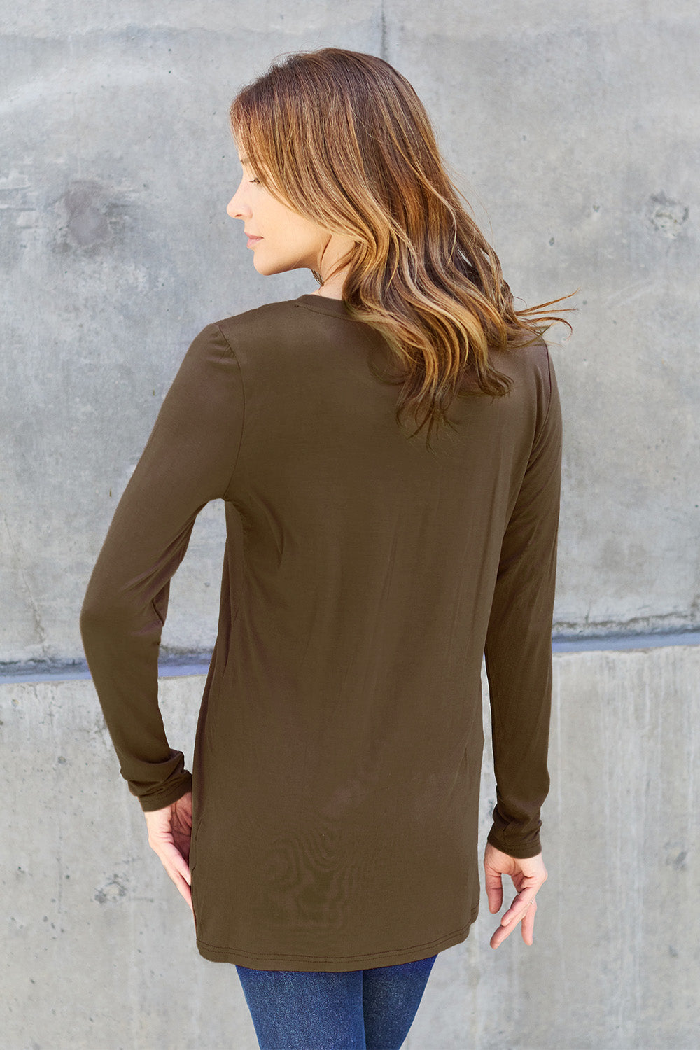 Black Friday Round Neck Long Sleeve Top