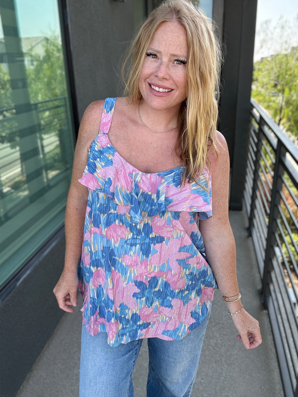 Fantasy Florals Tank by Sew in Love