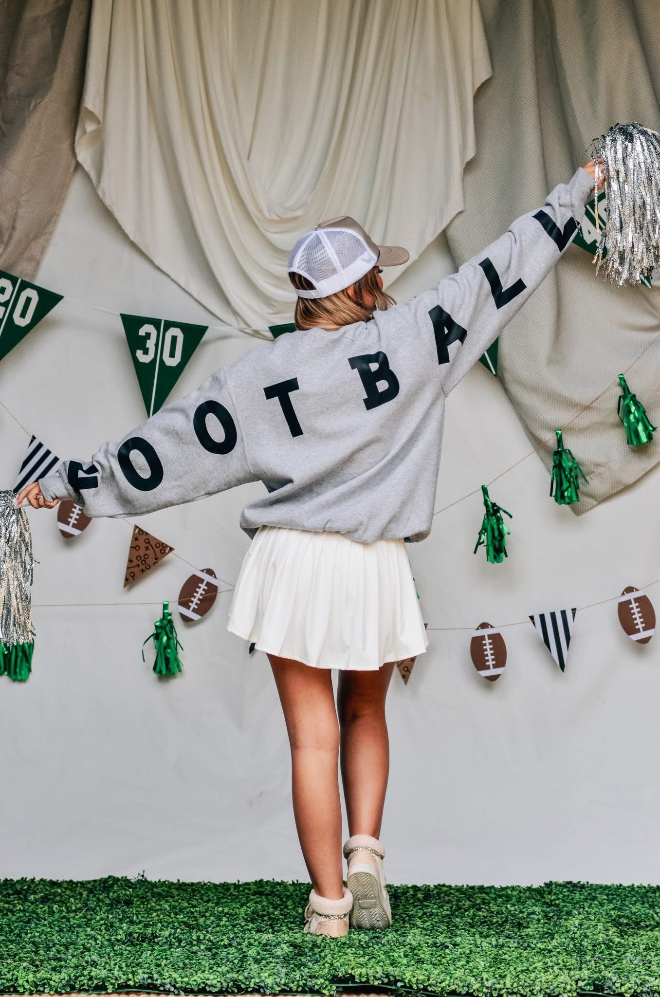 Faith, Family & Football Crewneck By Southern Bliss