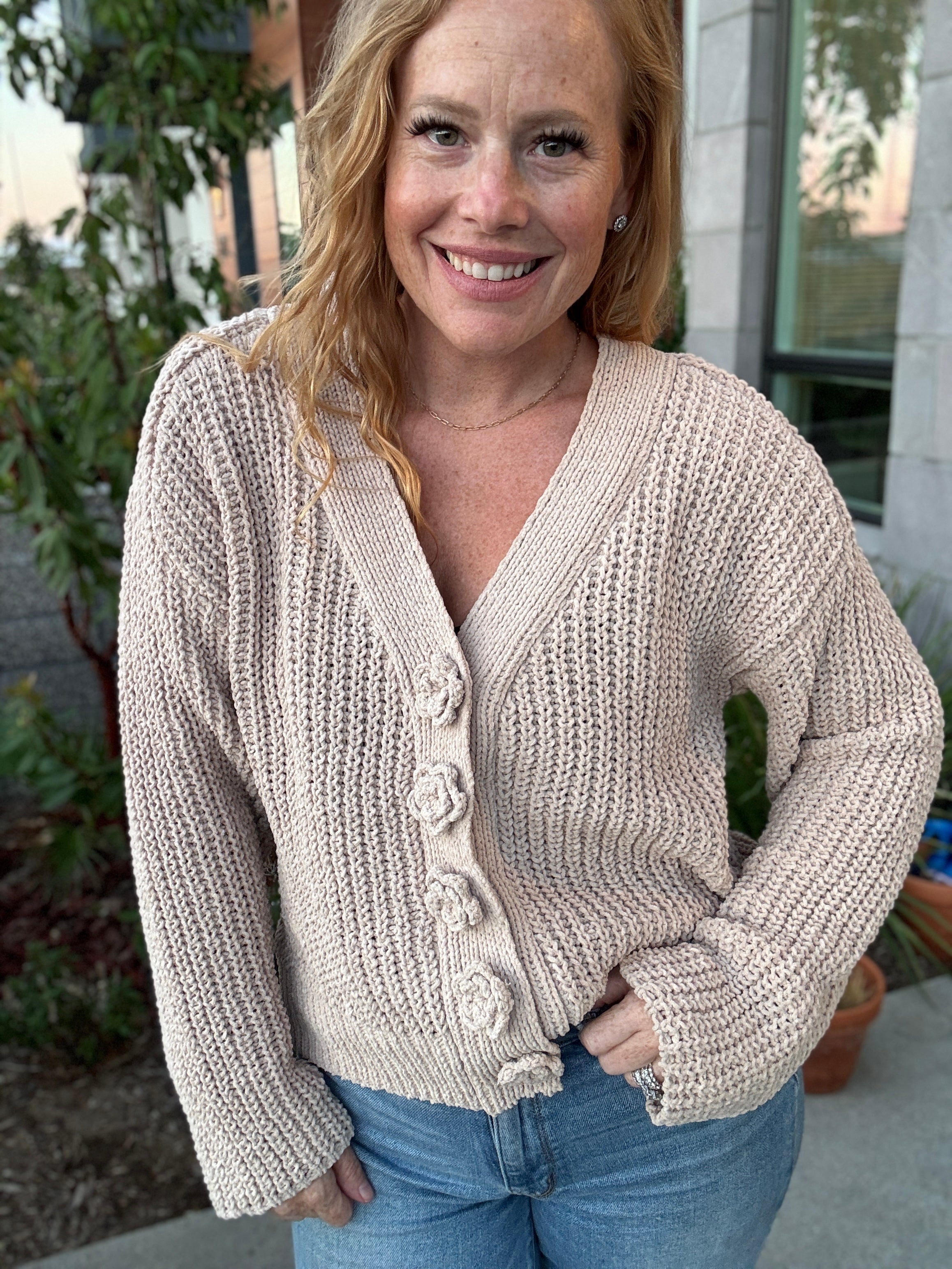 Roses Cardigan by POL in 3 Colors