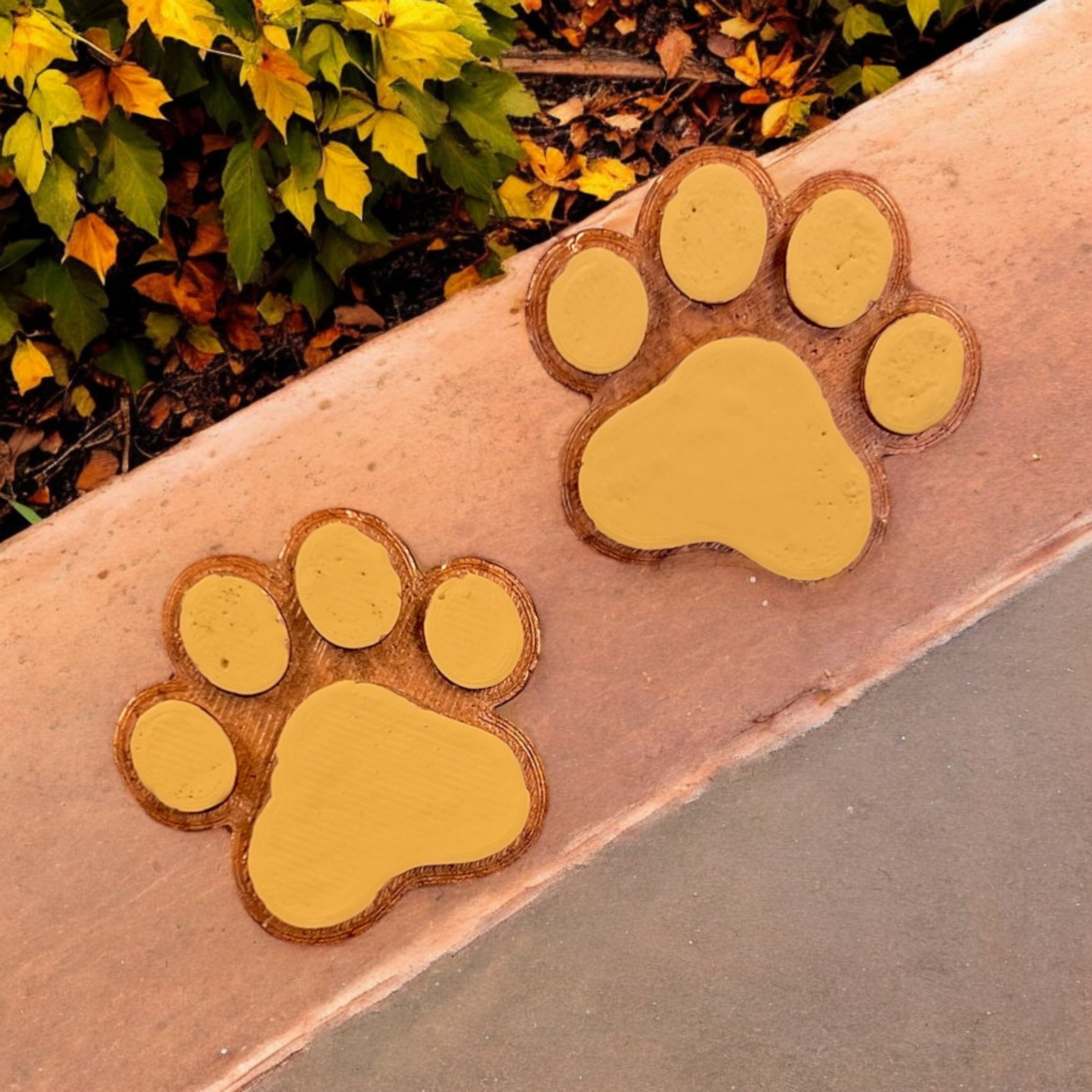 Fall Paw Print Vent Clip Set