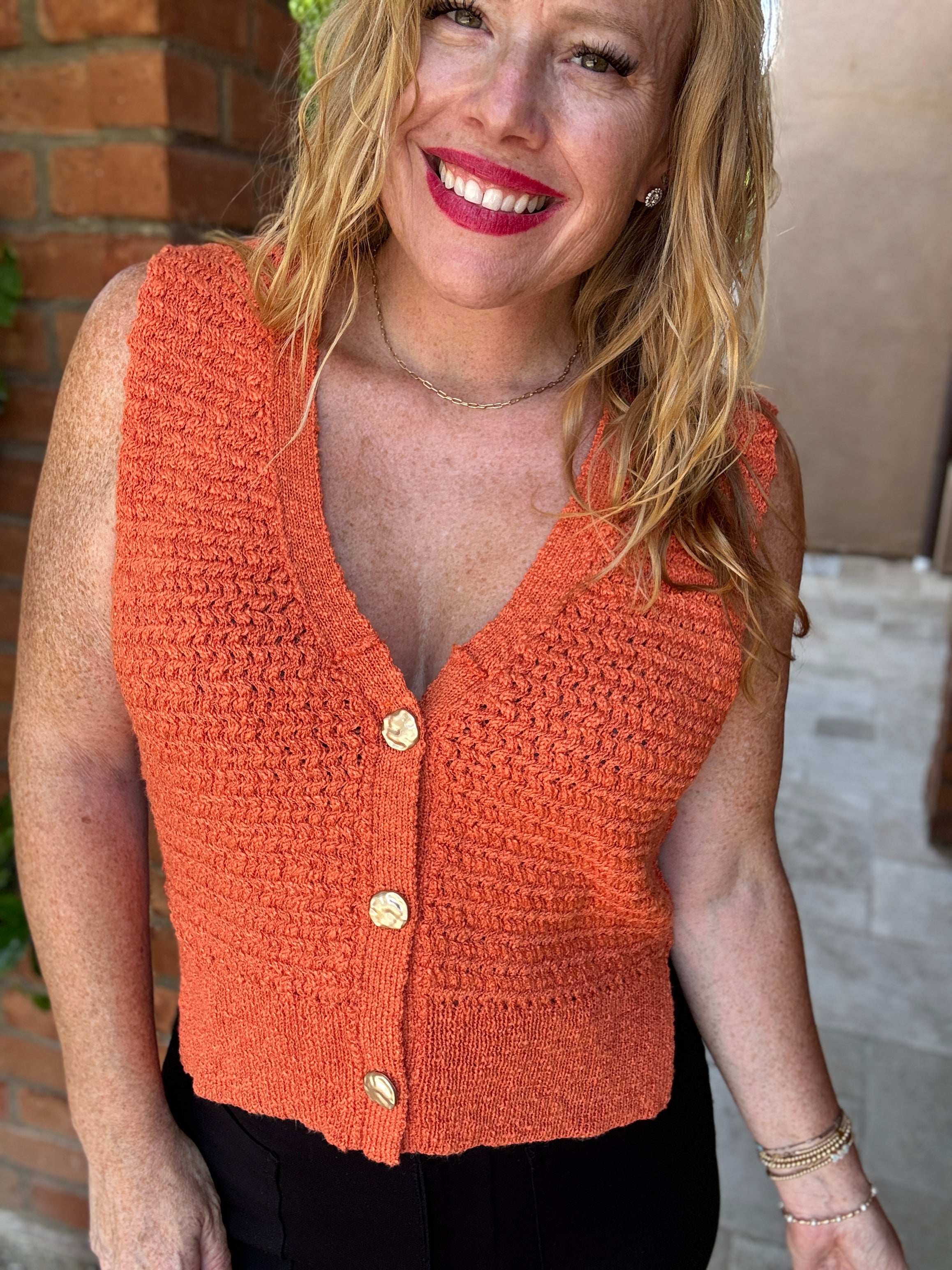V-Neck Vest by Sew In Love