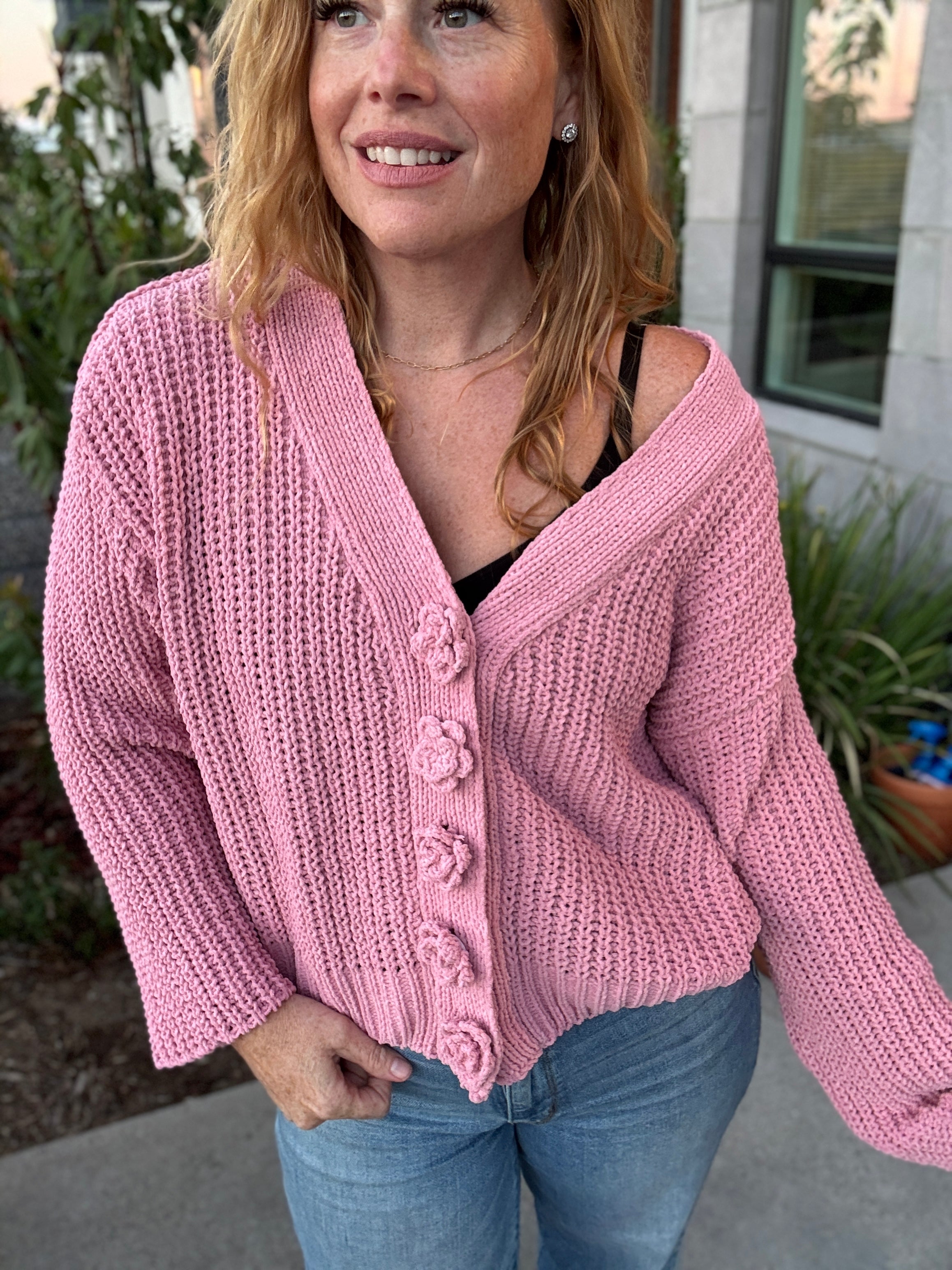 Roses Cardigan by POL in 3 Colors
