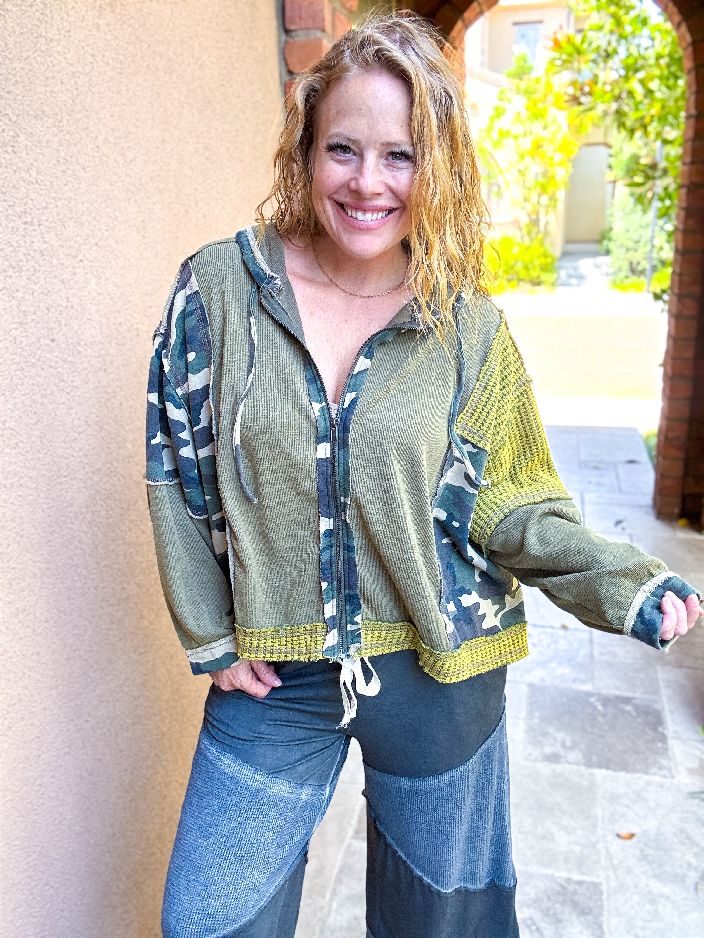 Lil' Camo Cutie Zip Up by POL