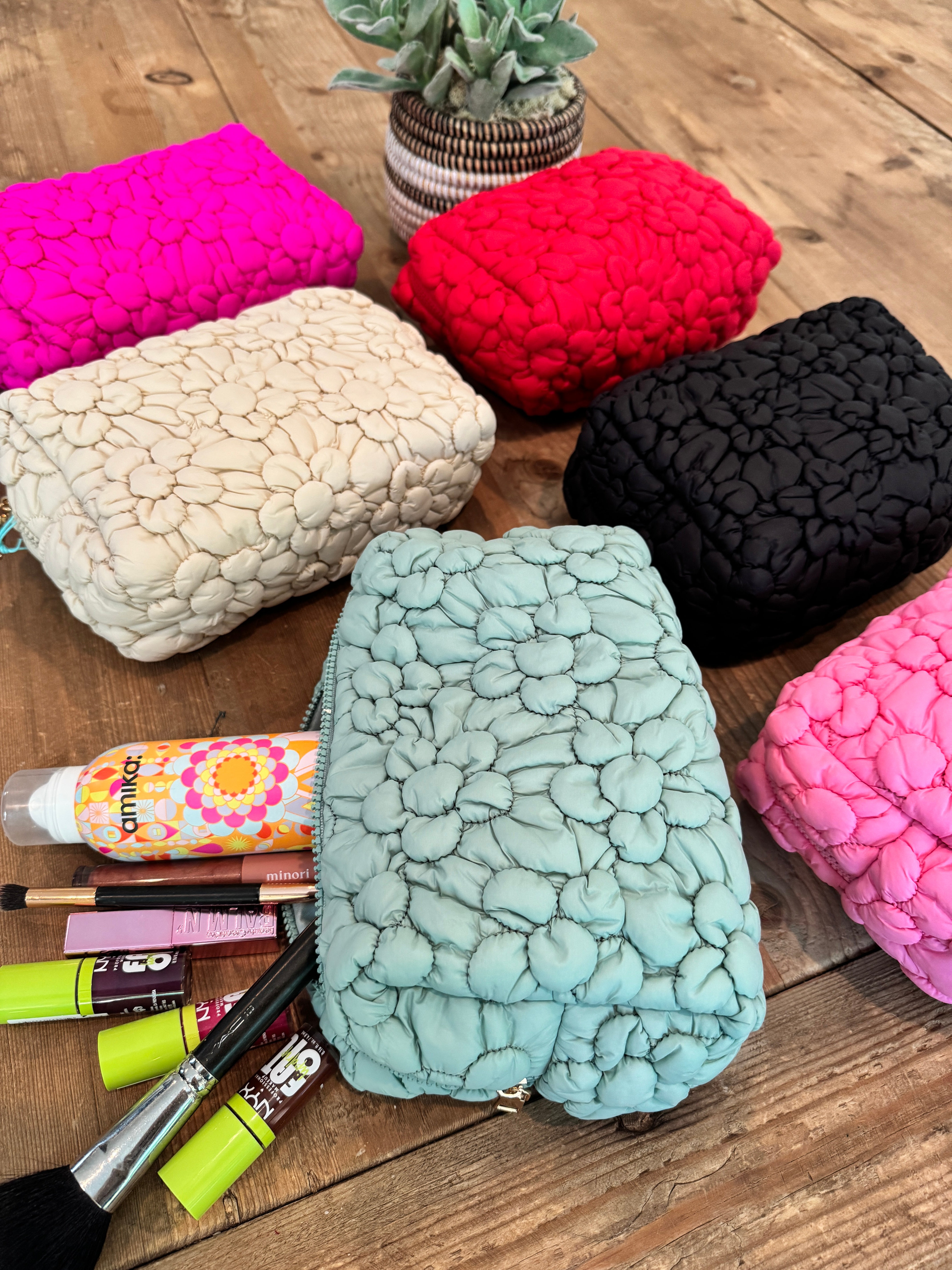 Flower Cosmetic Puffer