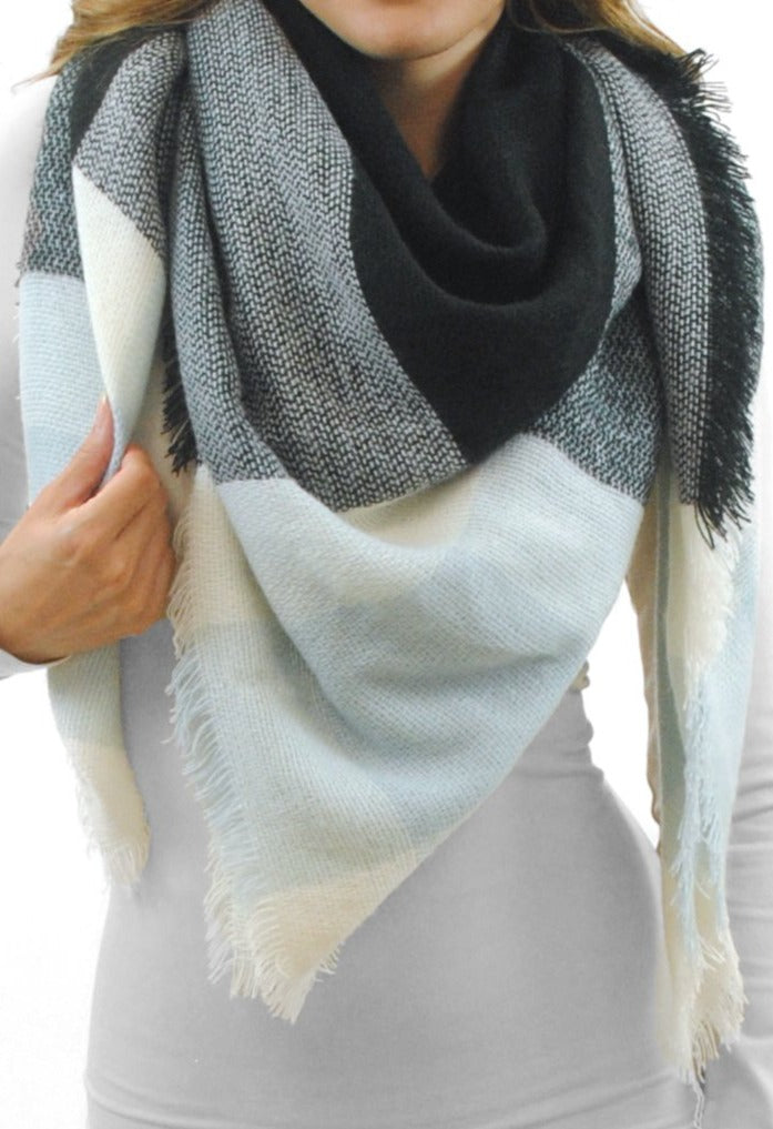 Cozy Knit Blanket Scarf