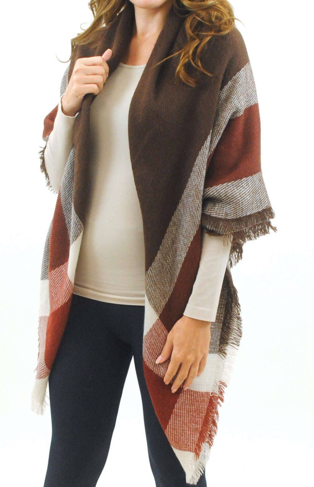 Cozy Knit Blanket Scarf