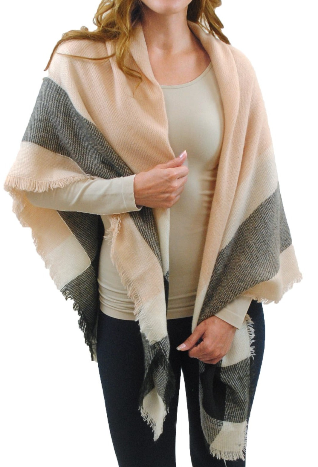 Cozy Knit Blanket Scarf