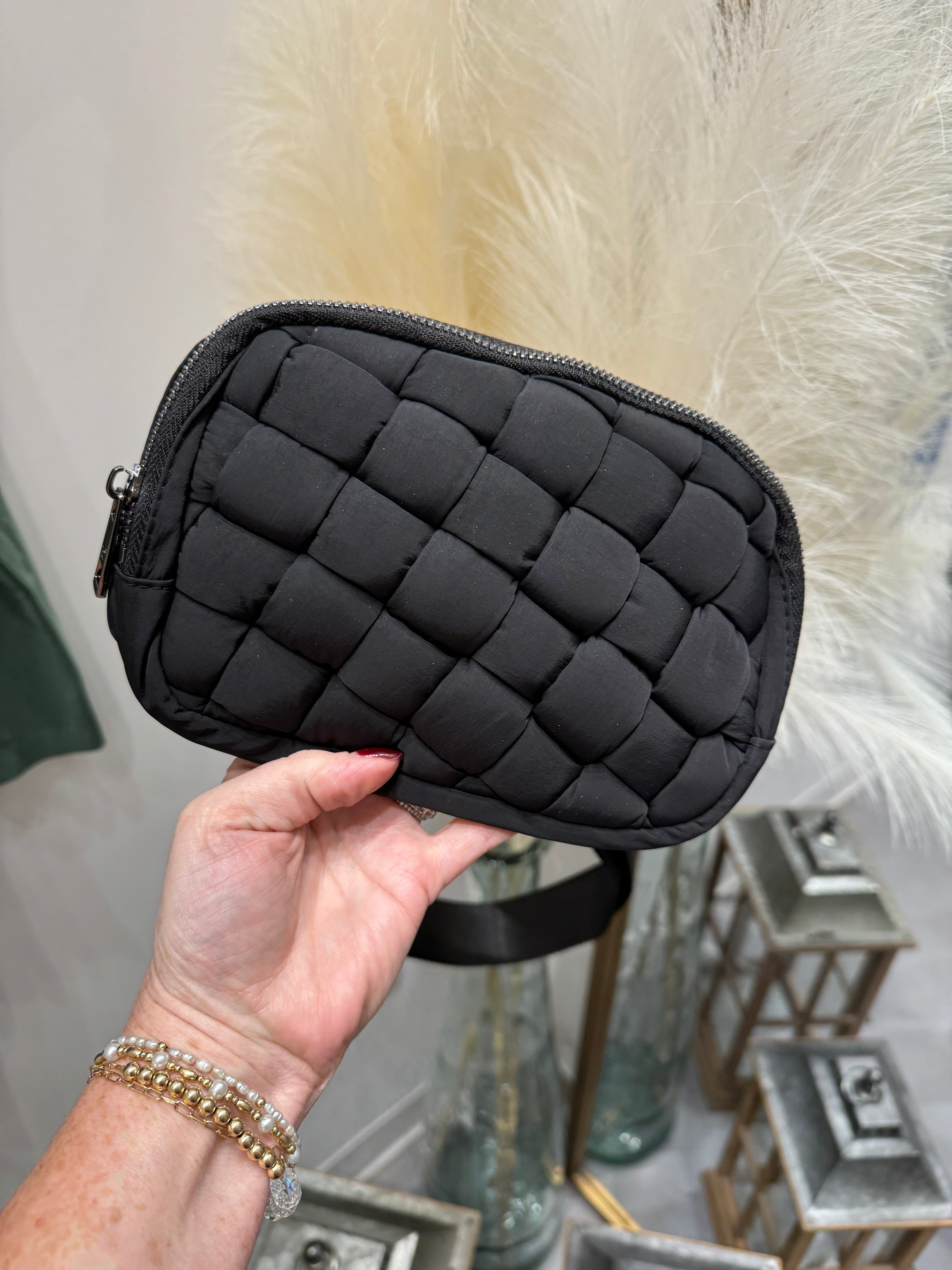 Quilted Puffer Bum Bag