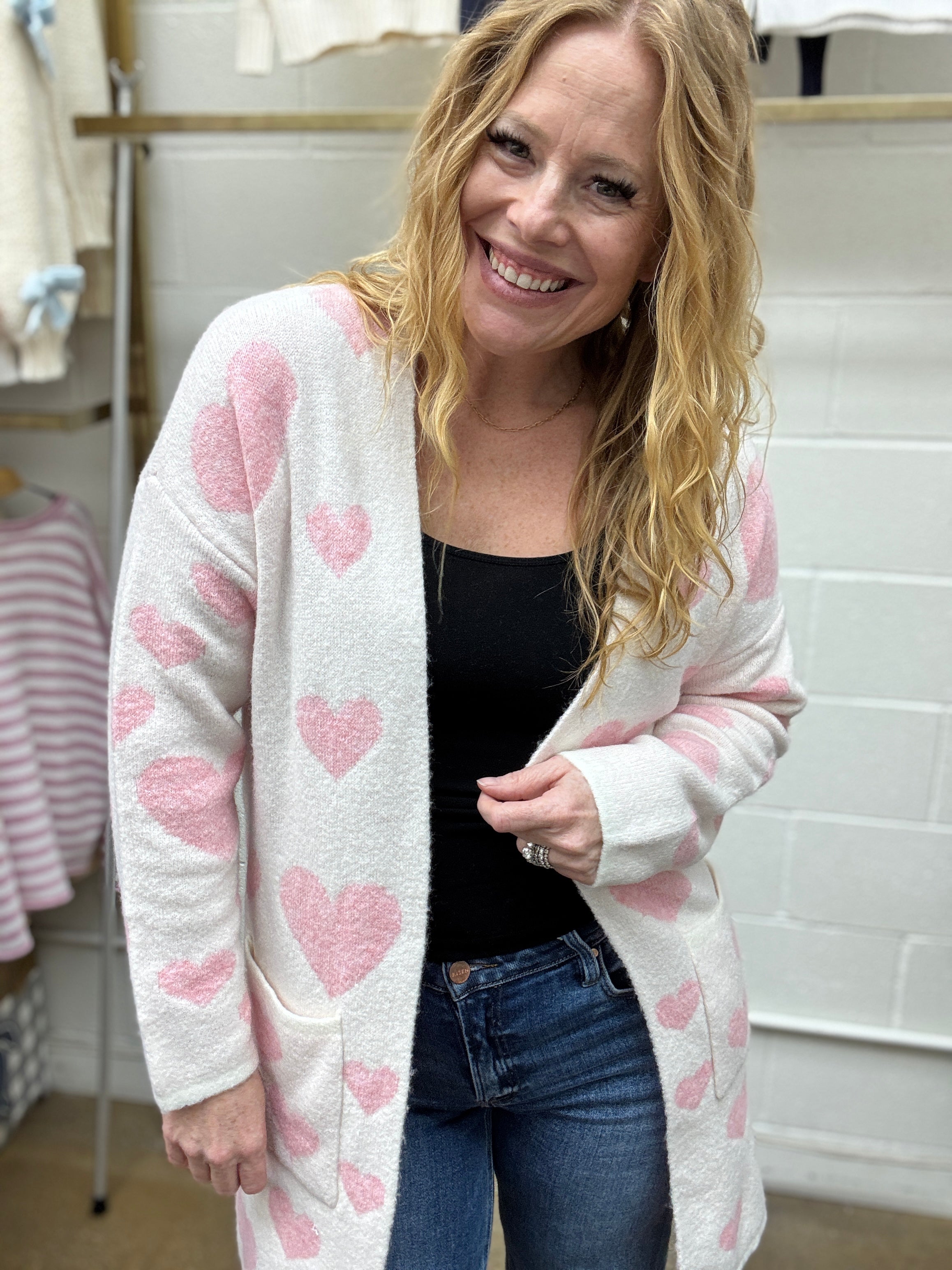 Last One to Know Heart Cardigan