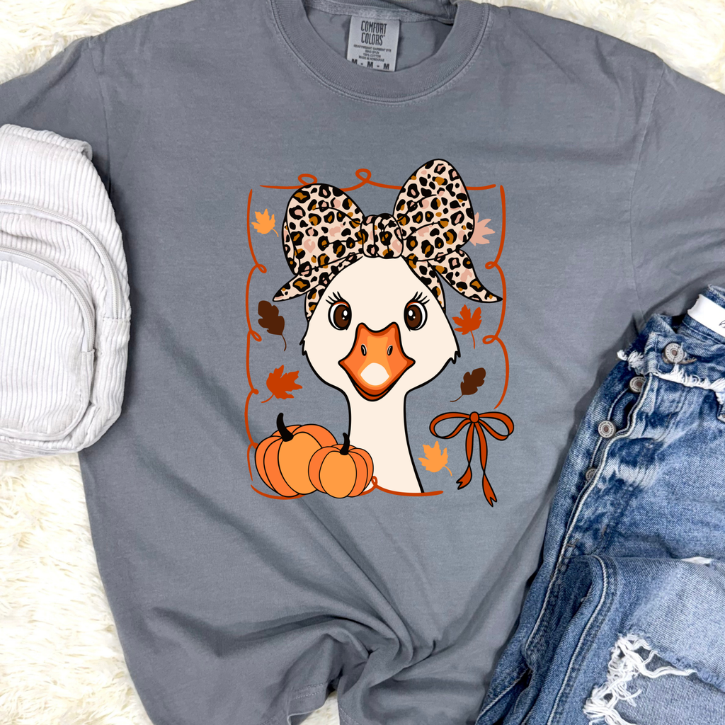 Fall Goose Graphic Tee & Sweatshirt