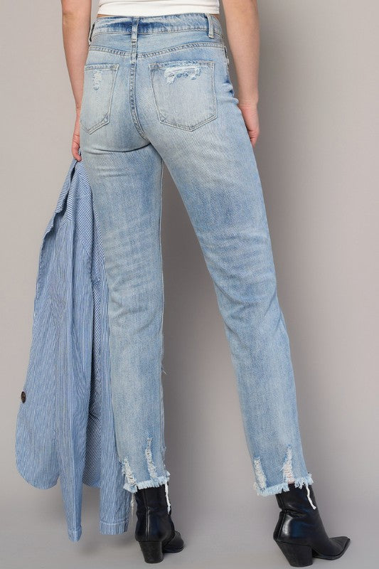 HIGH RISE GIRLFRIEND JEANS