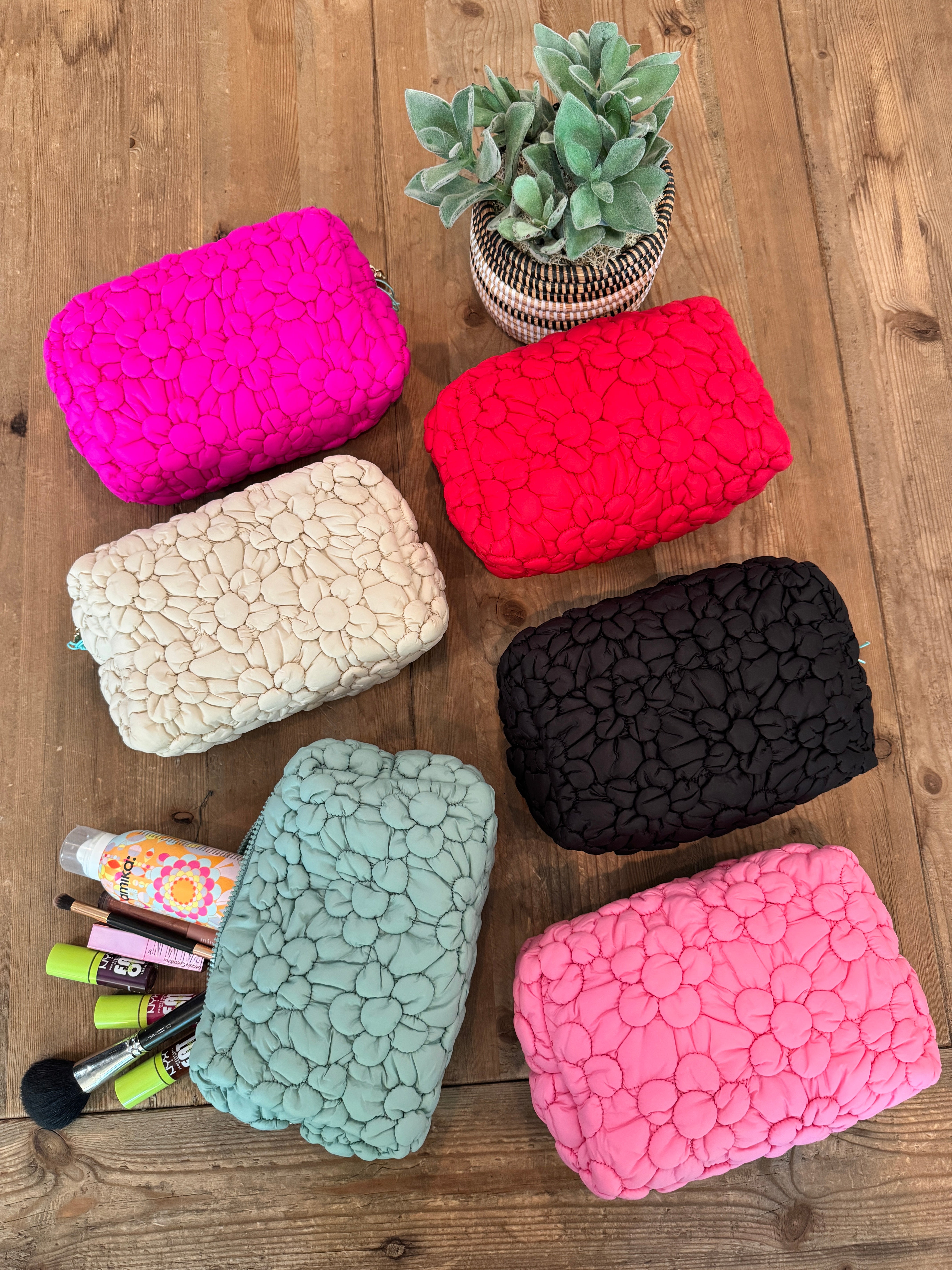 Flower Cosmetic Puffer