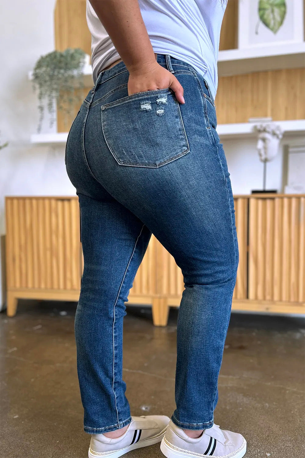 Easy Breezy Tummy Control High Waist Slim Jeans Judy Blue
