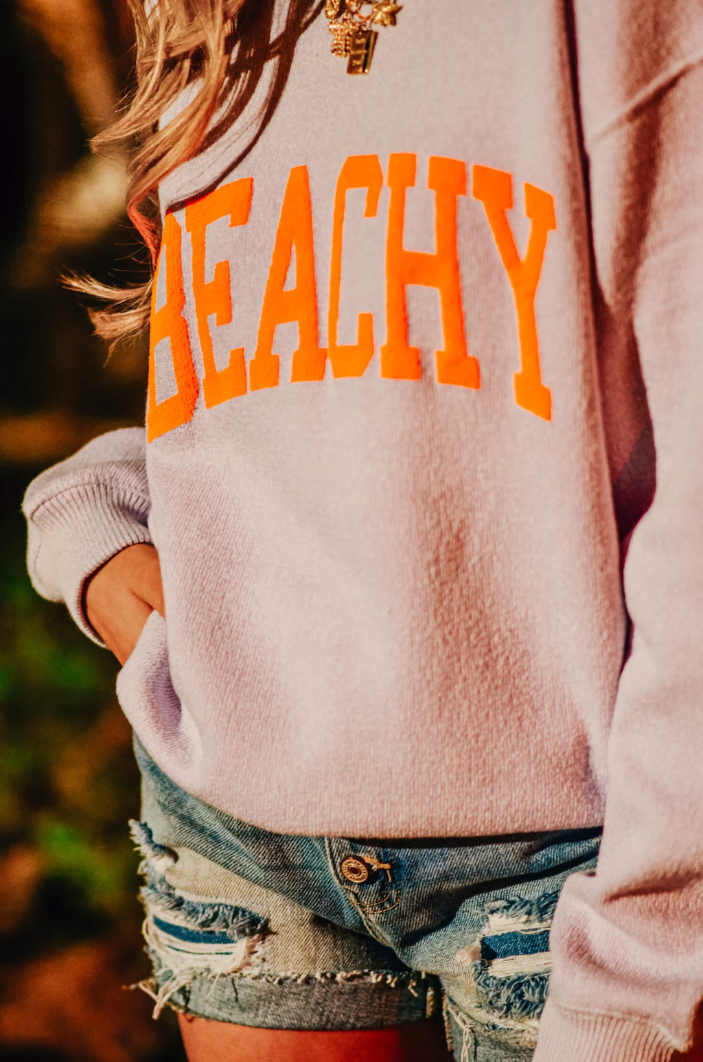 Beachy Babe Knit Crewneck *Made to Order*