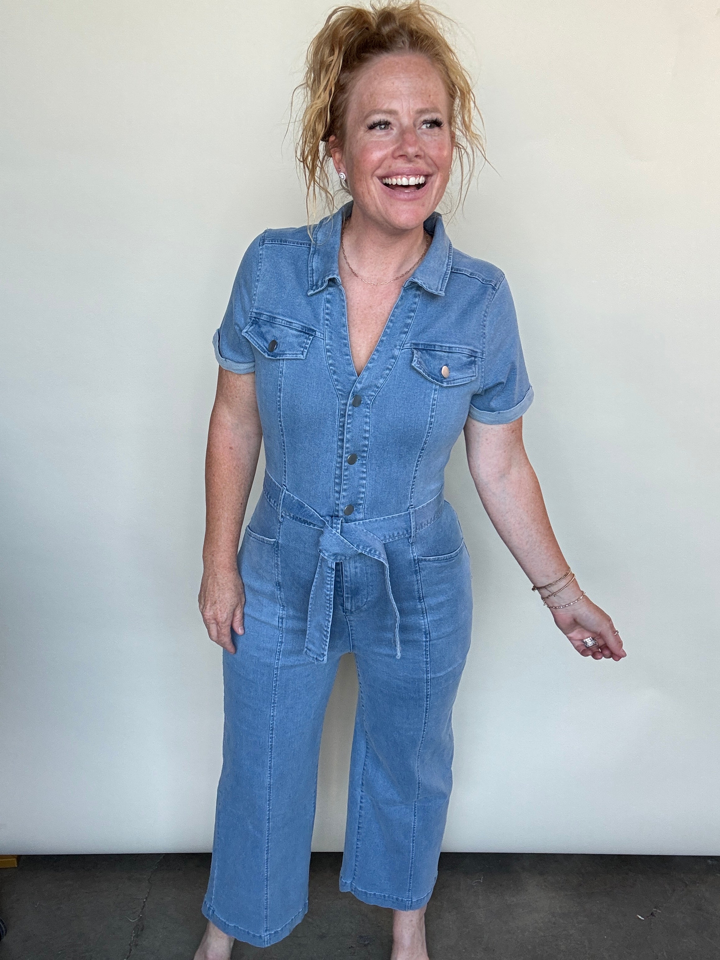 Big Things Jumpsuit by White Birch