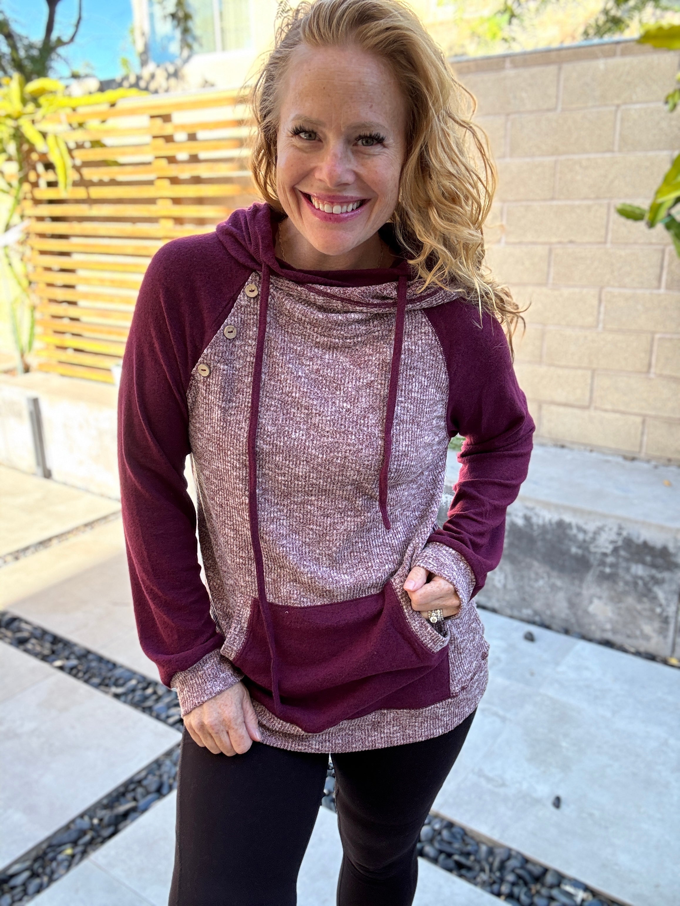 By the Fireside Fuzzy Soft Hoodie in 2 Colors