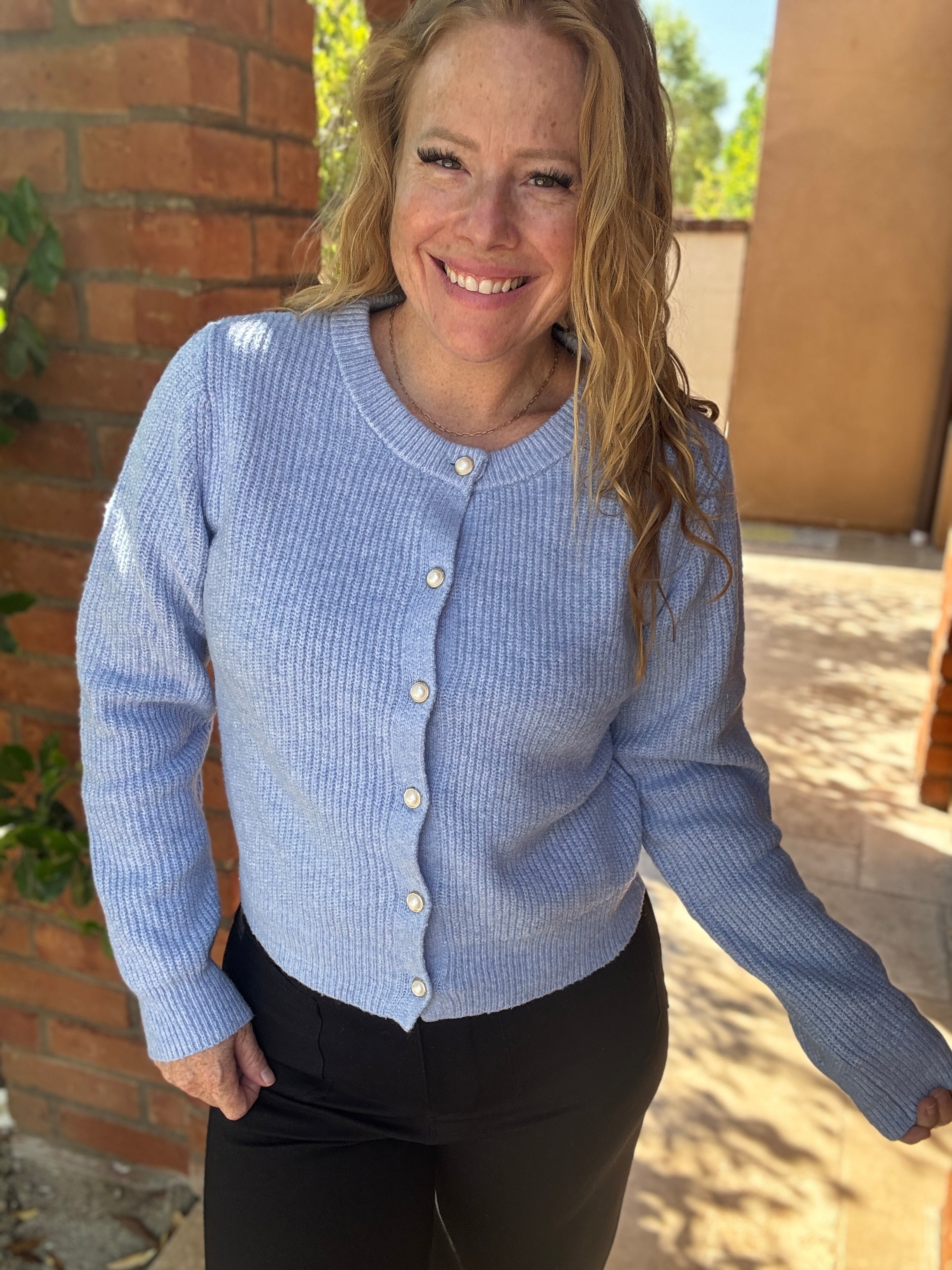 Pearl Button Top by White Birch
