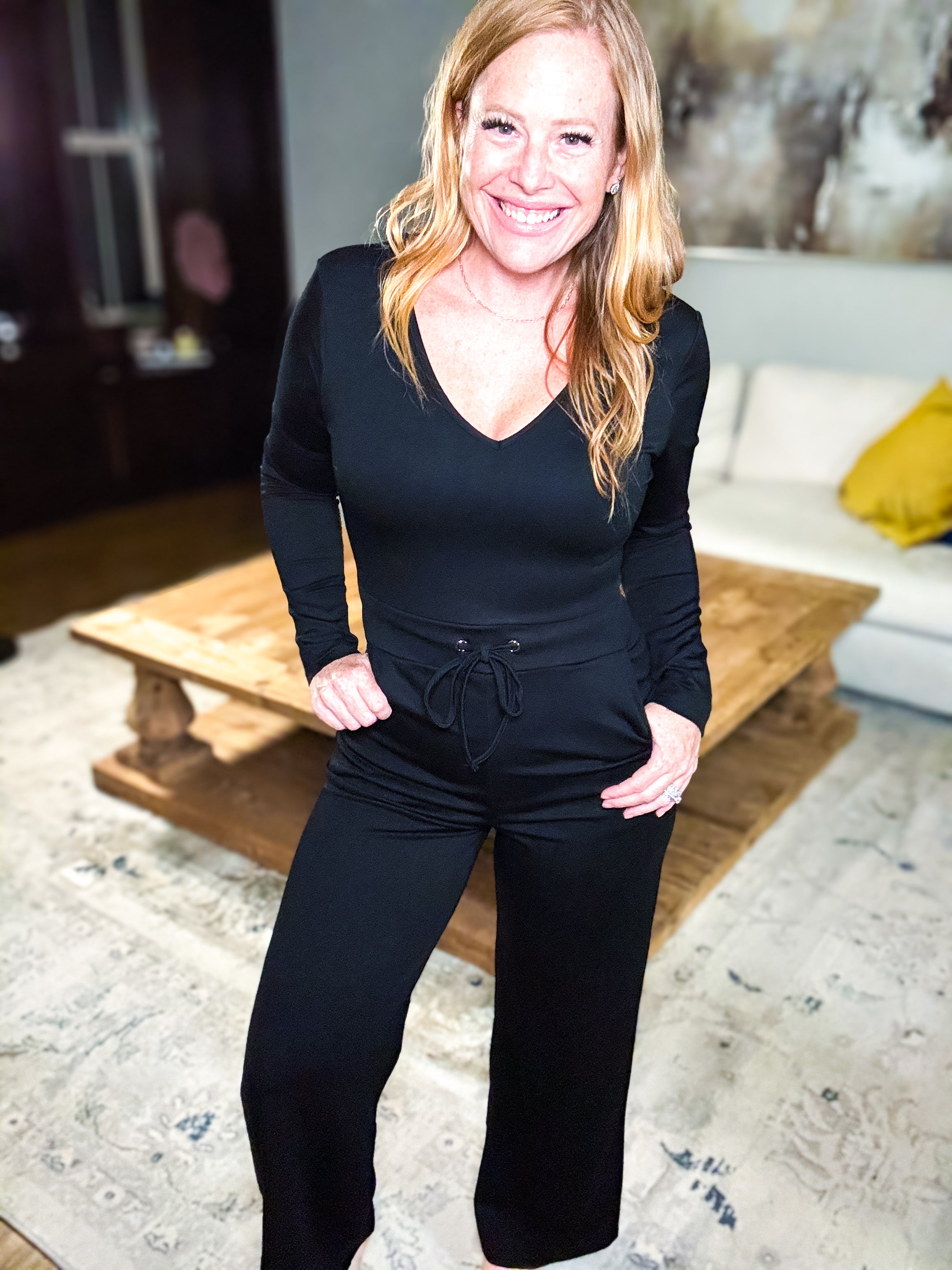 Have You Around Jumpsuit by White Birch