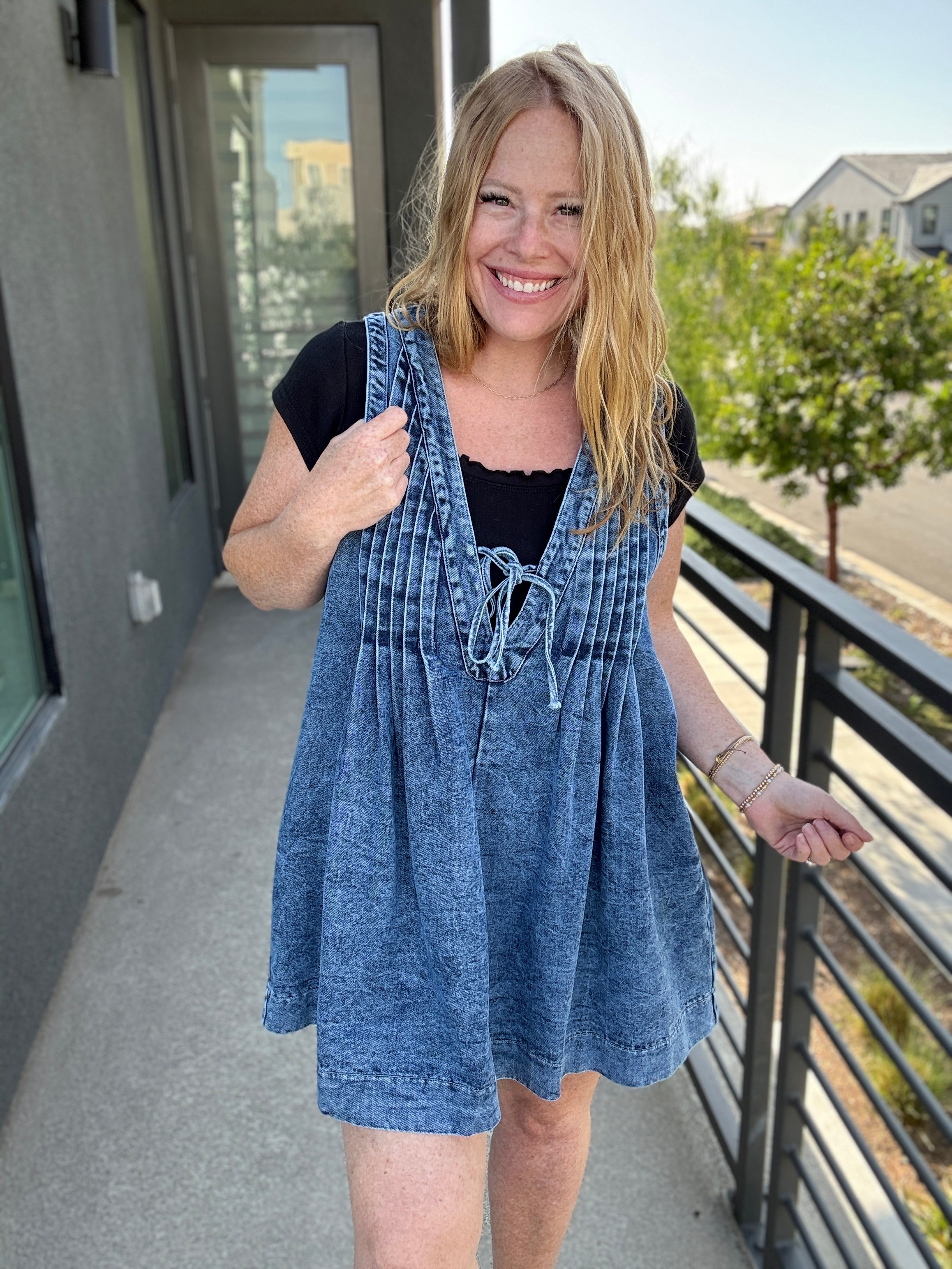 Maisy Denim Dress by Sew in Love
