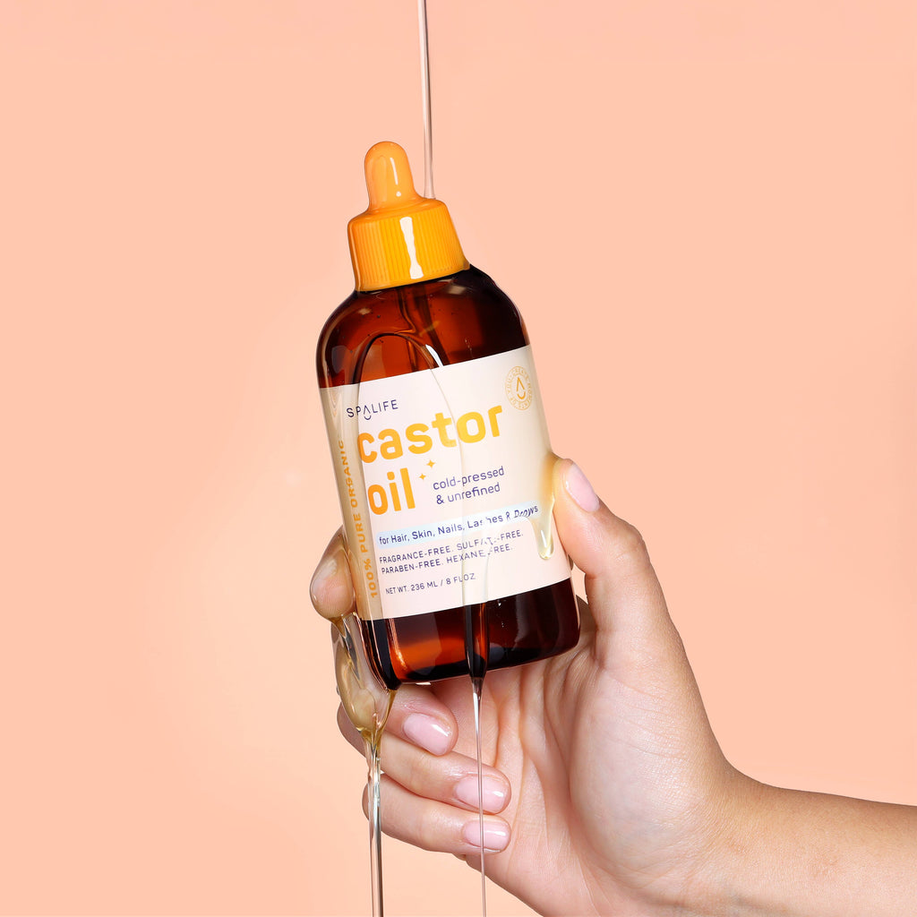 Castor Oil 100% Pure - For Hair, Skin, Nails, Lashes & Brows