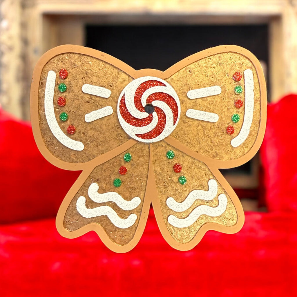 Gingerbread Bow Freshie