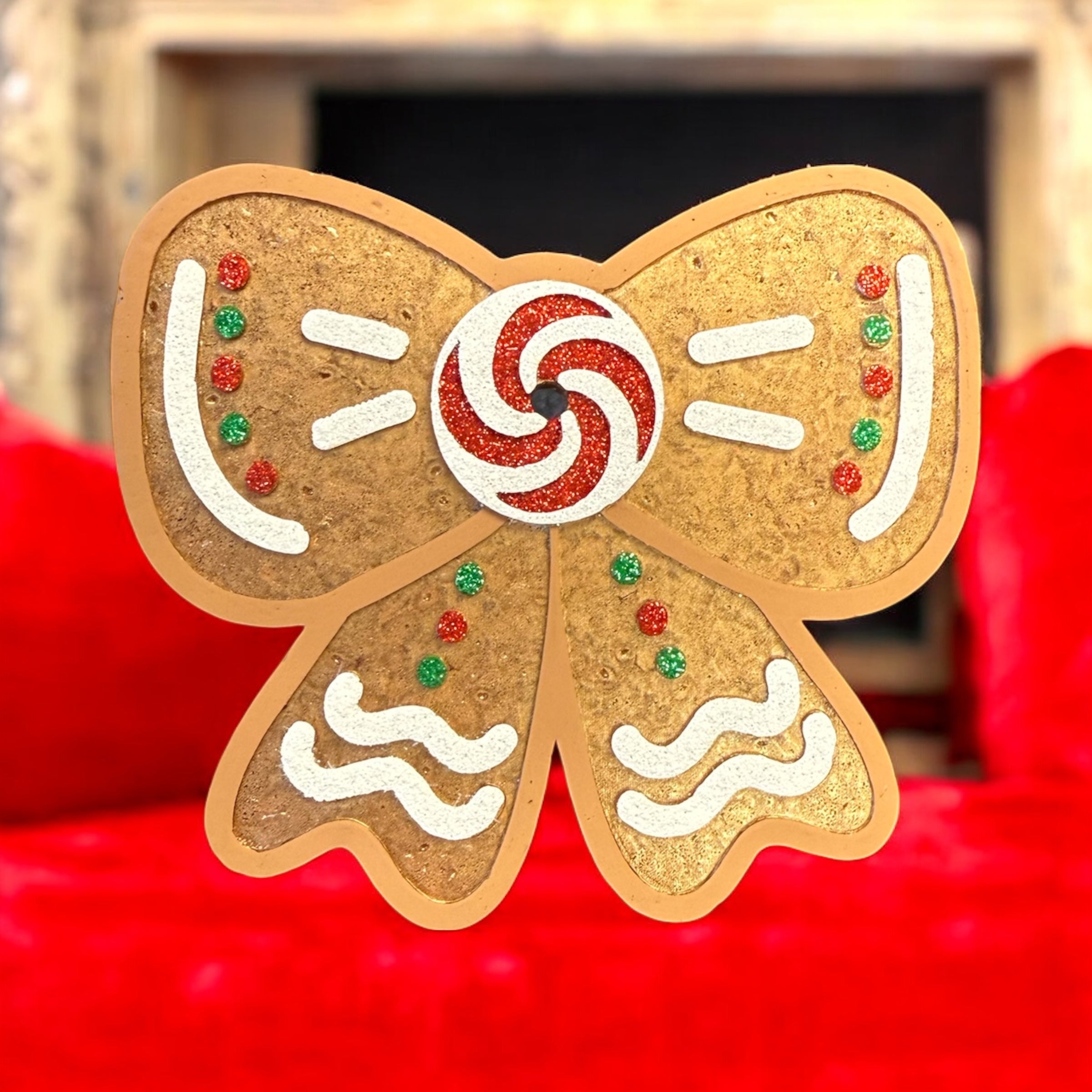 Gingerbread Bow Freshie