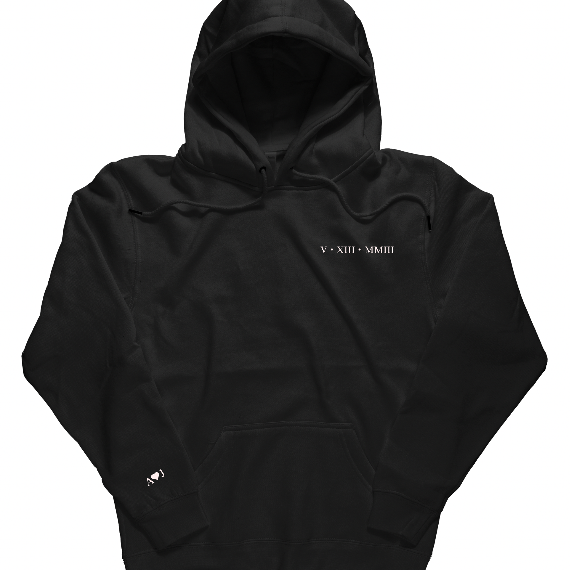 Custom Roman Number Hoodie