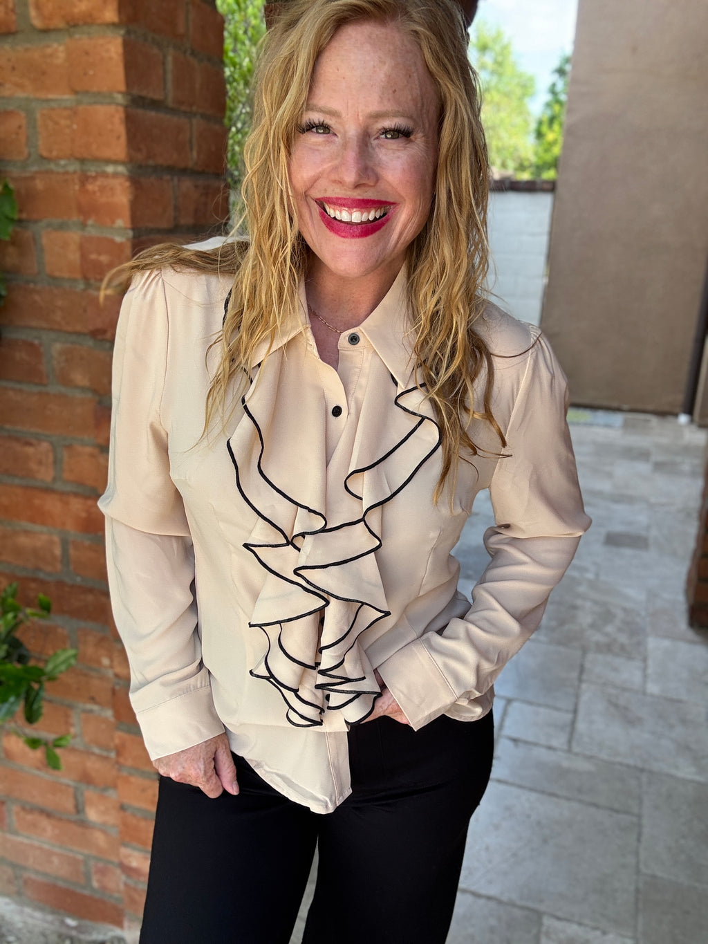 Long Sleeve Blouse by Sew In Love