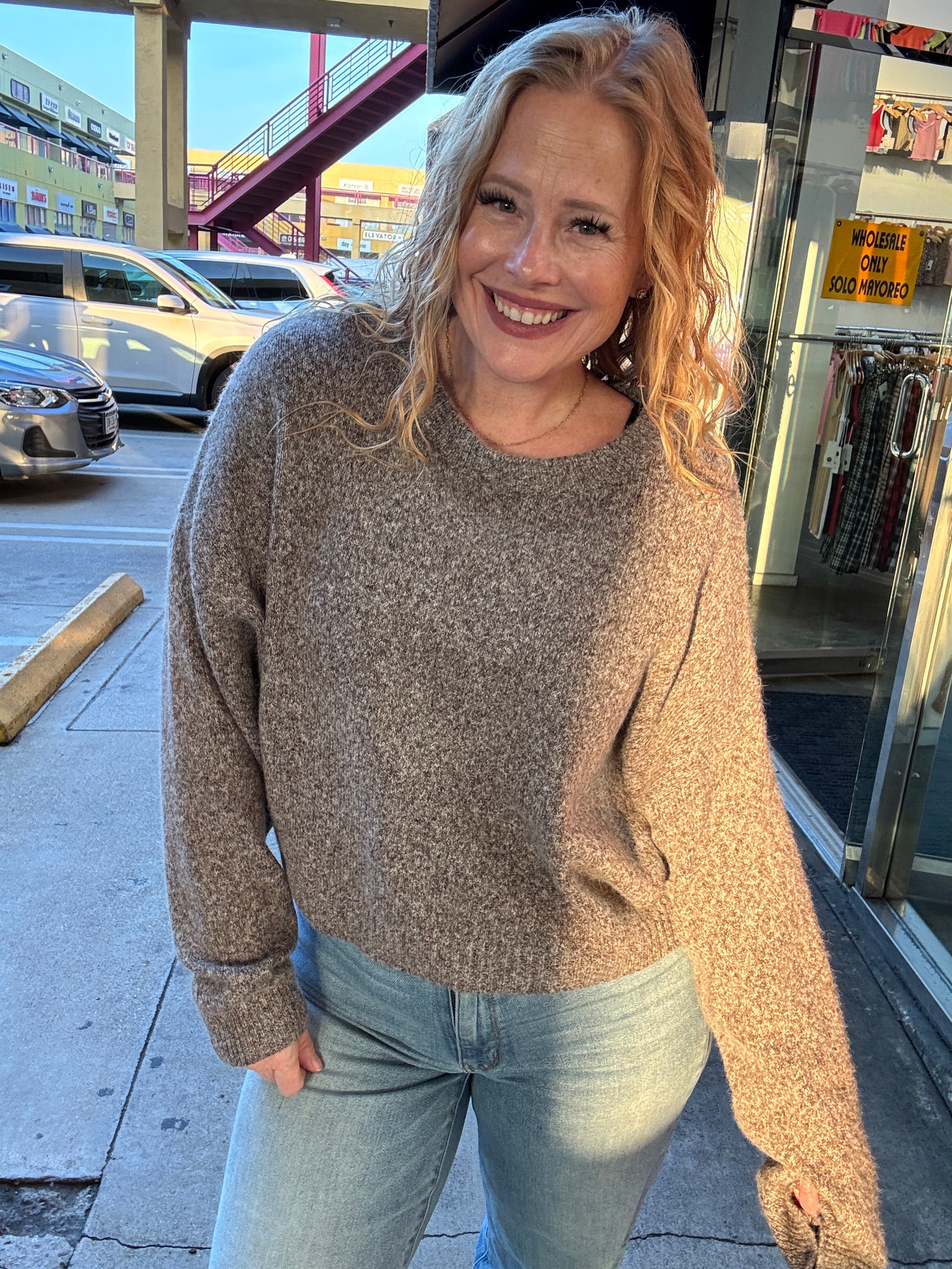 Worthy Chocolate Sweater