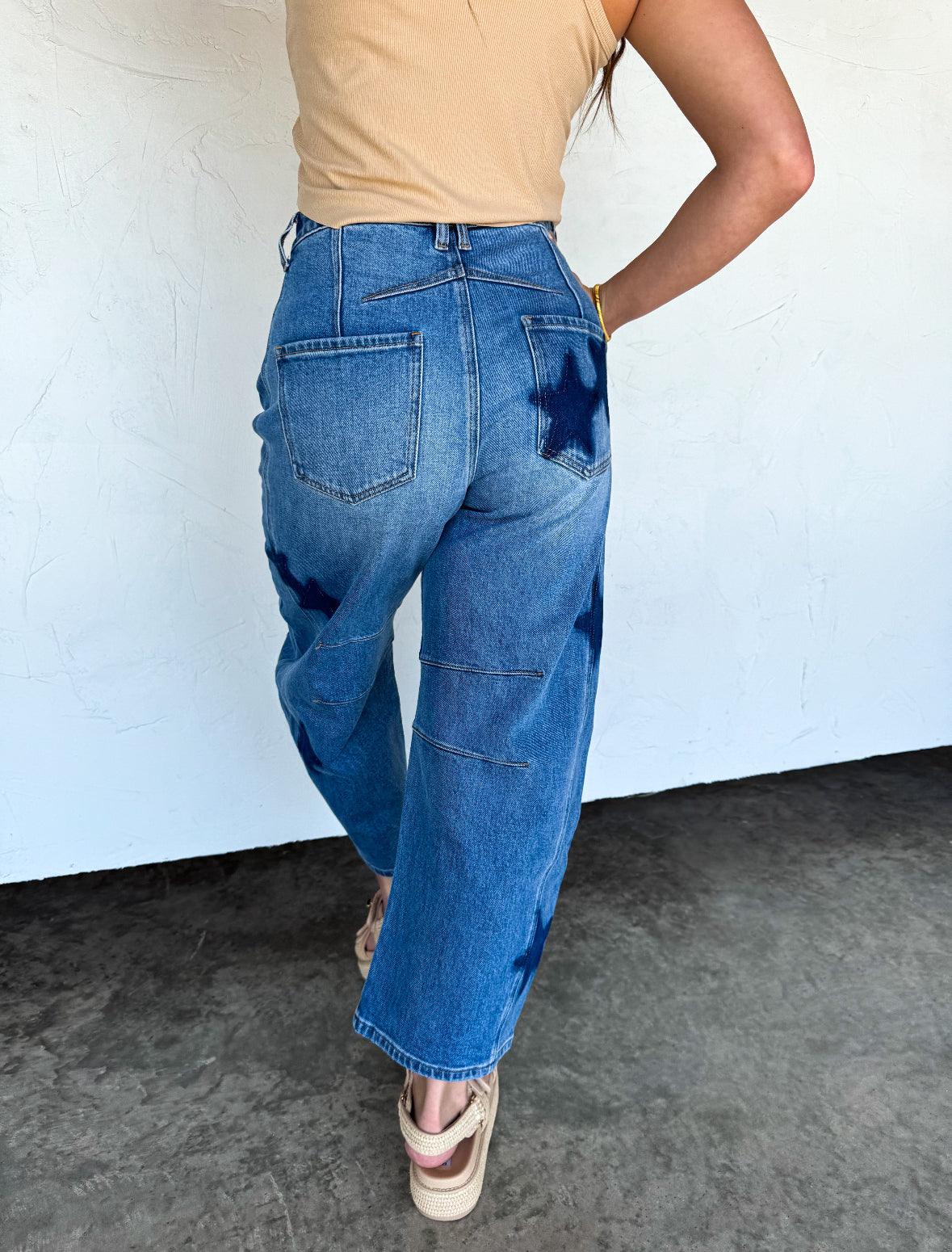 Born to Shine Barrel Jeans