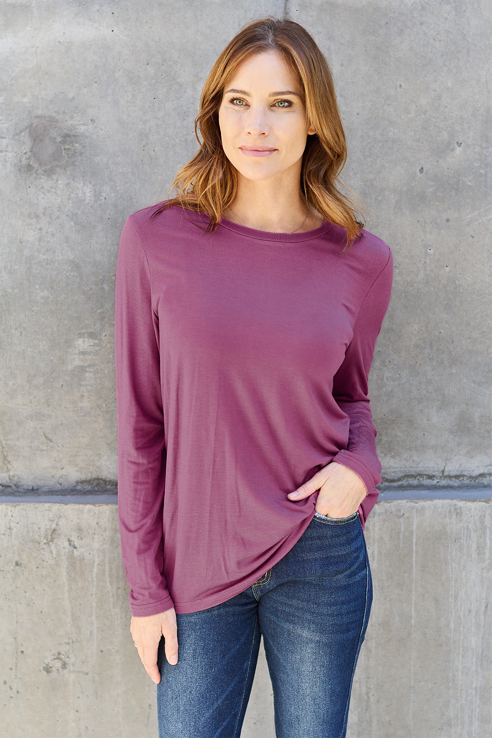 Black Friday Round Neck Long Sleeve Top