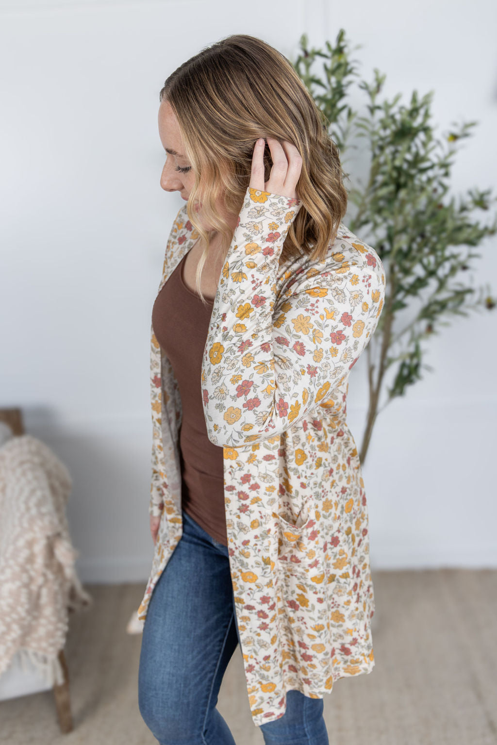 IN STOCK Classic Cardigan - Fall Vintage Floral FINAL SALE