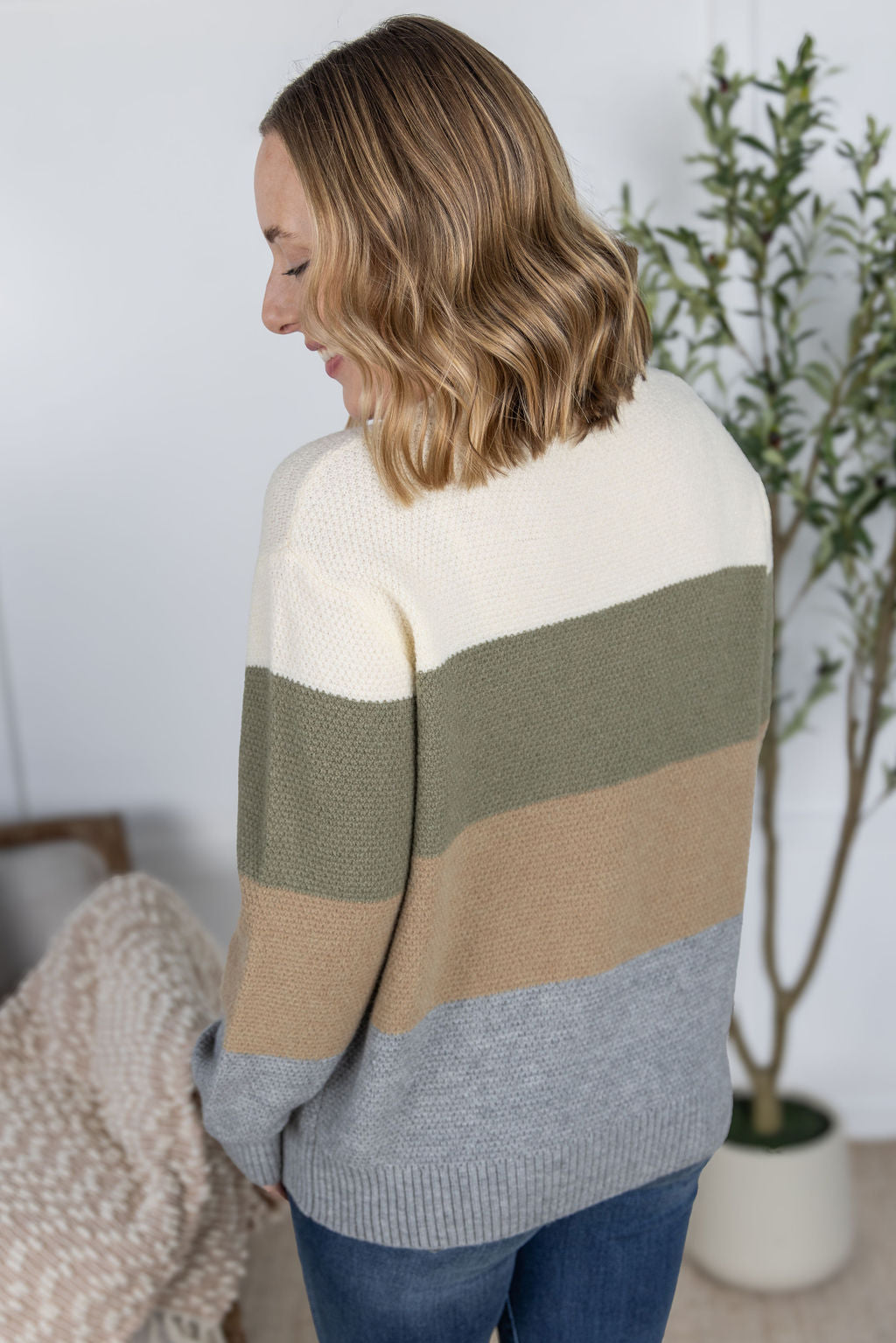 IN STOCK Colorblock Sweater - Neutral Mix