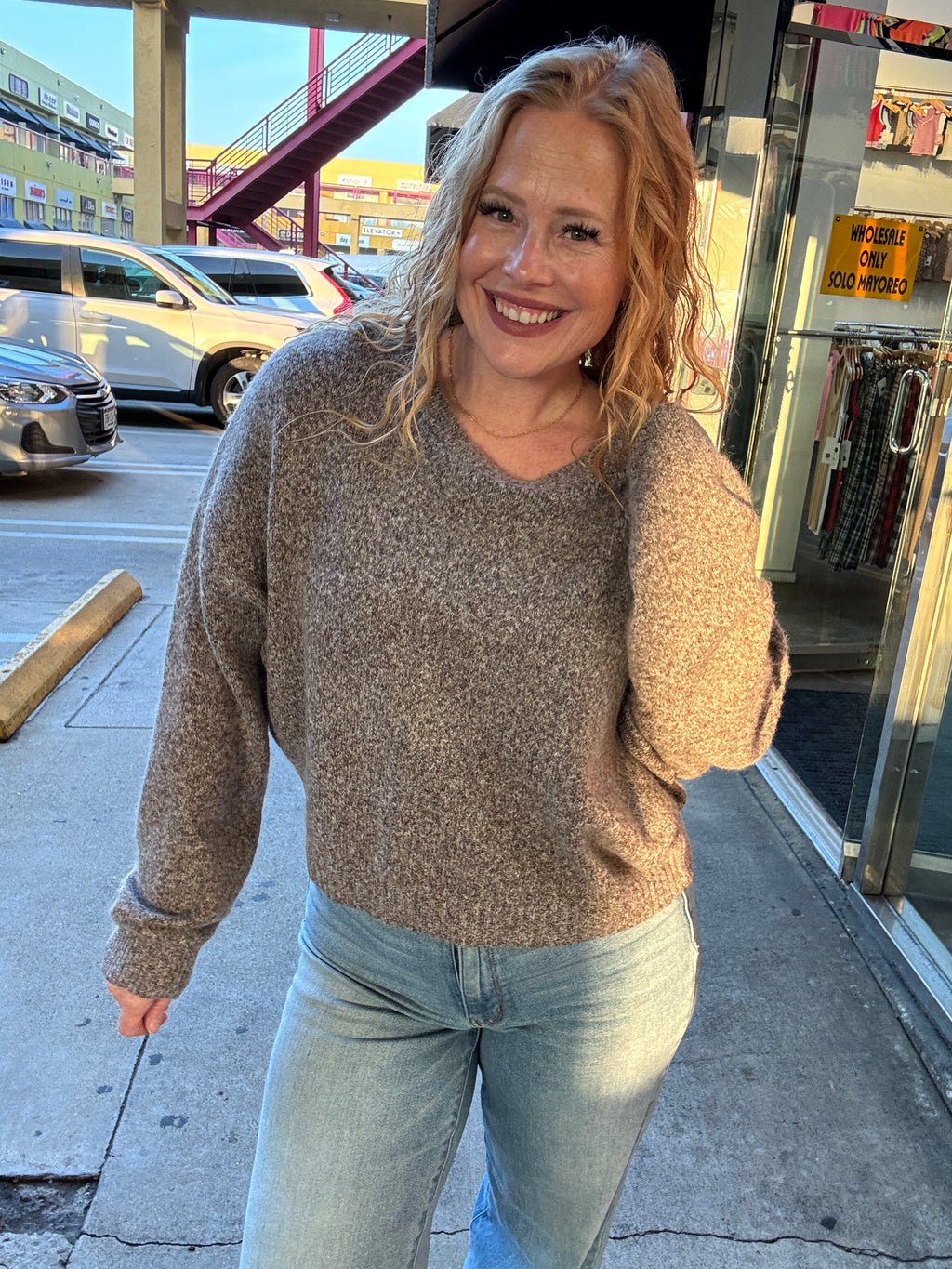 Worthy Chocolate Sweater