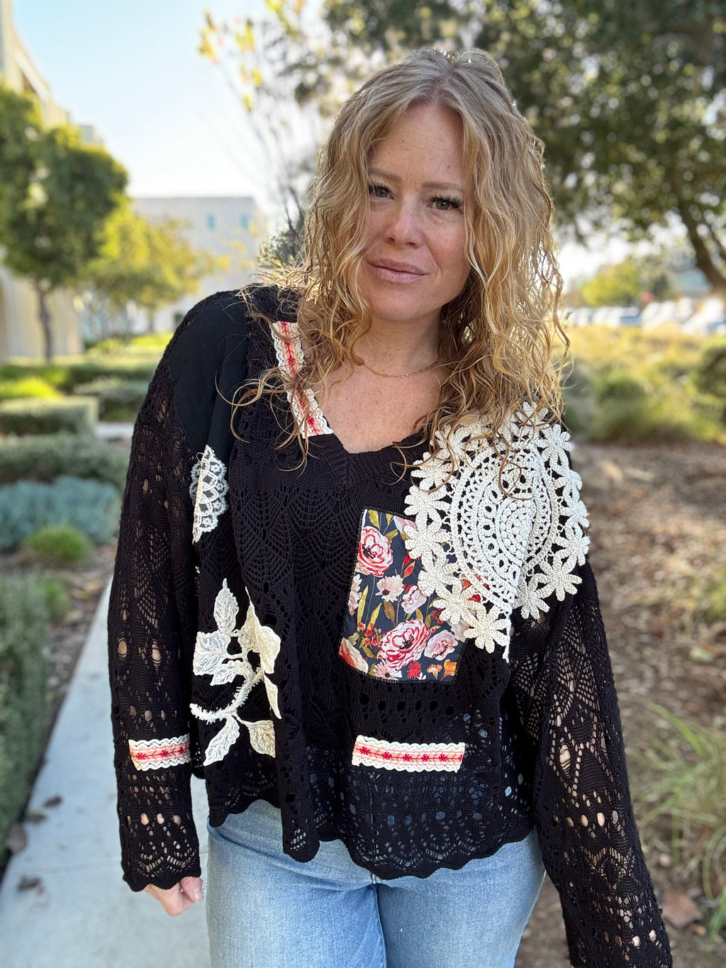 Wistful Thinking Crochet Sweater