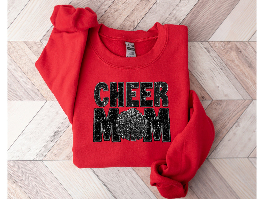 Cheer Mom Bling Sweatshirt