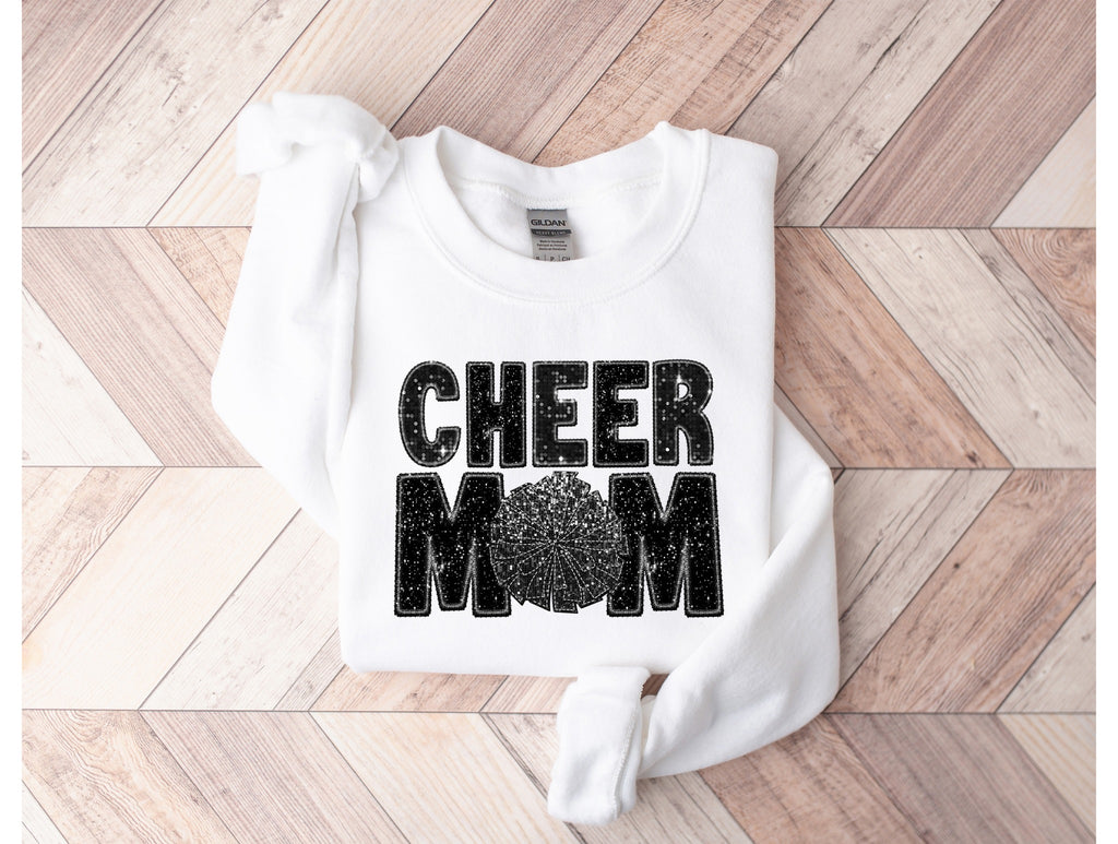 Cheer Mom Bling Sweatshirt