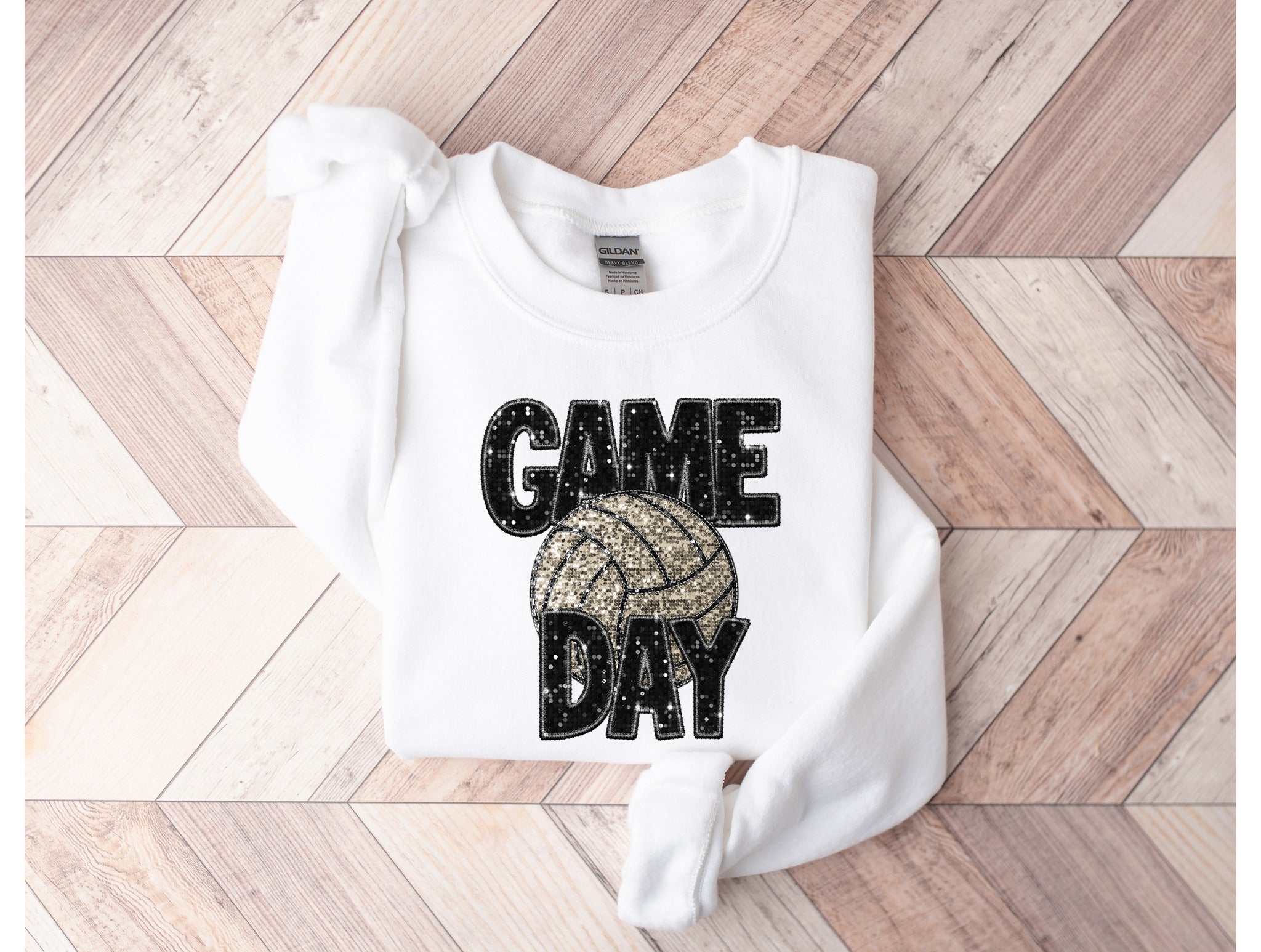 VolleyBall Game Day Bling Sweatshirt
