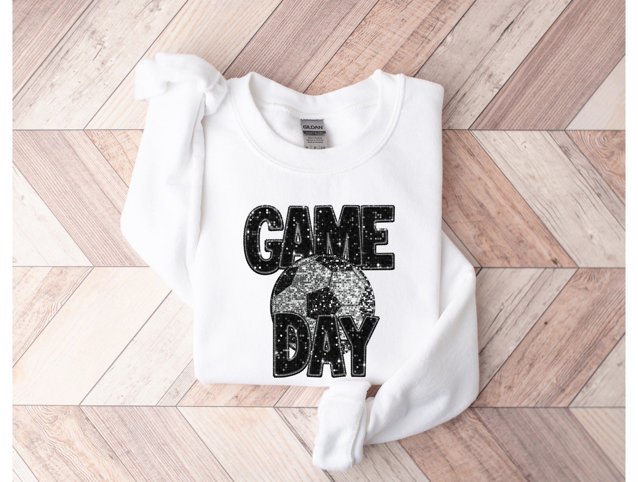 Soccer Game Day Bling Sweatshirt
