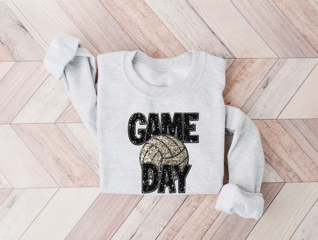 VolleyBall Game Day Bling Sweatshirt
