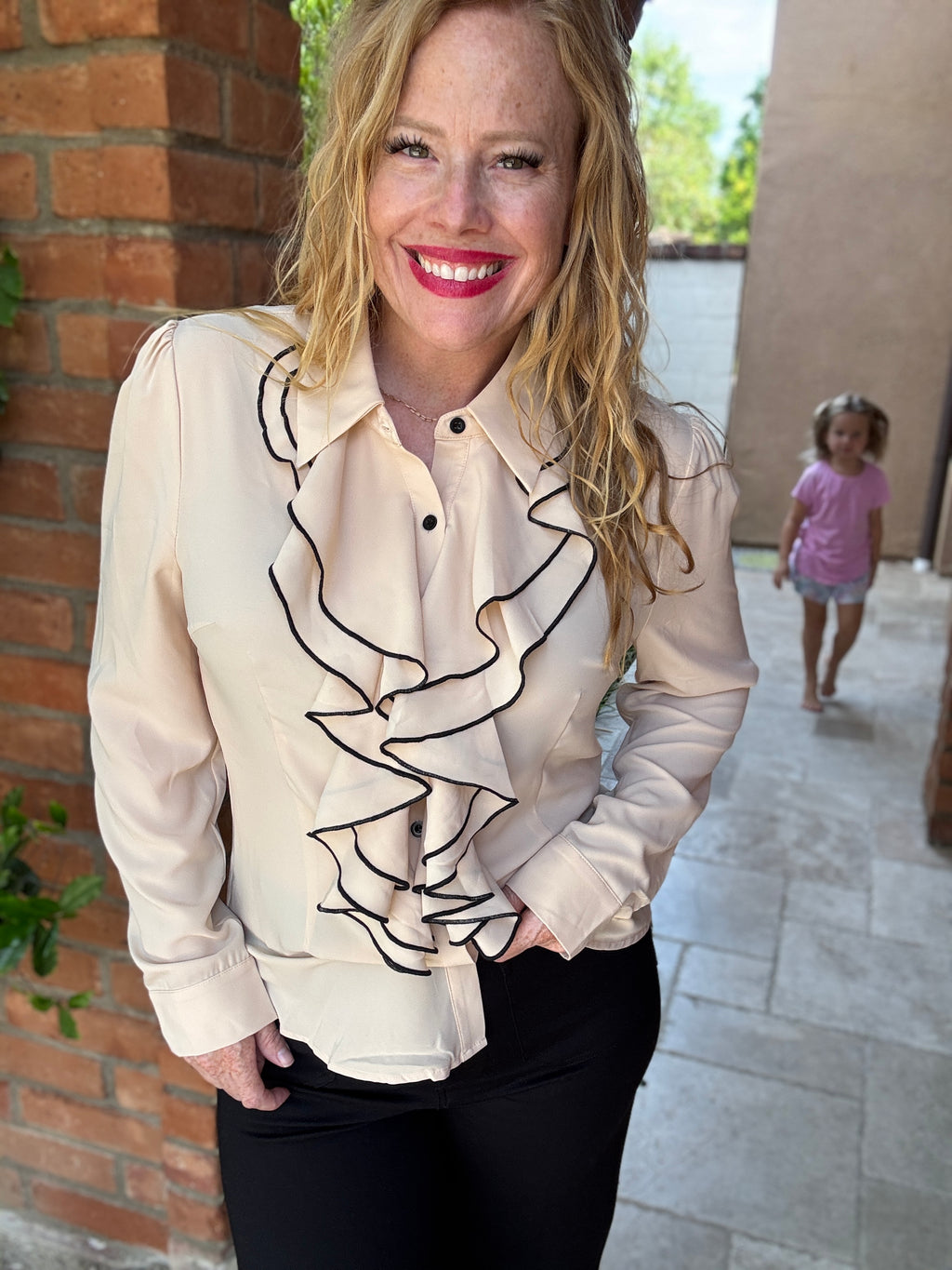 Long Sleeve Blouse by Sew In Love