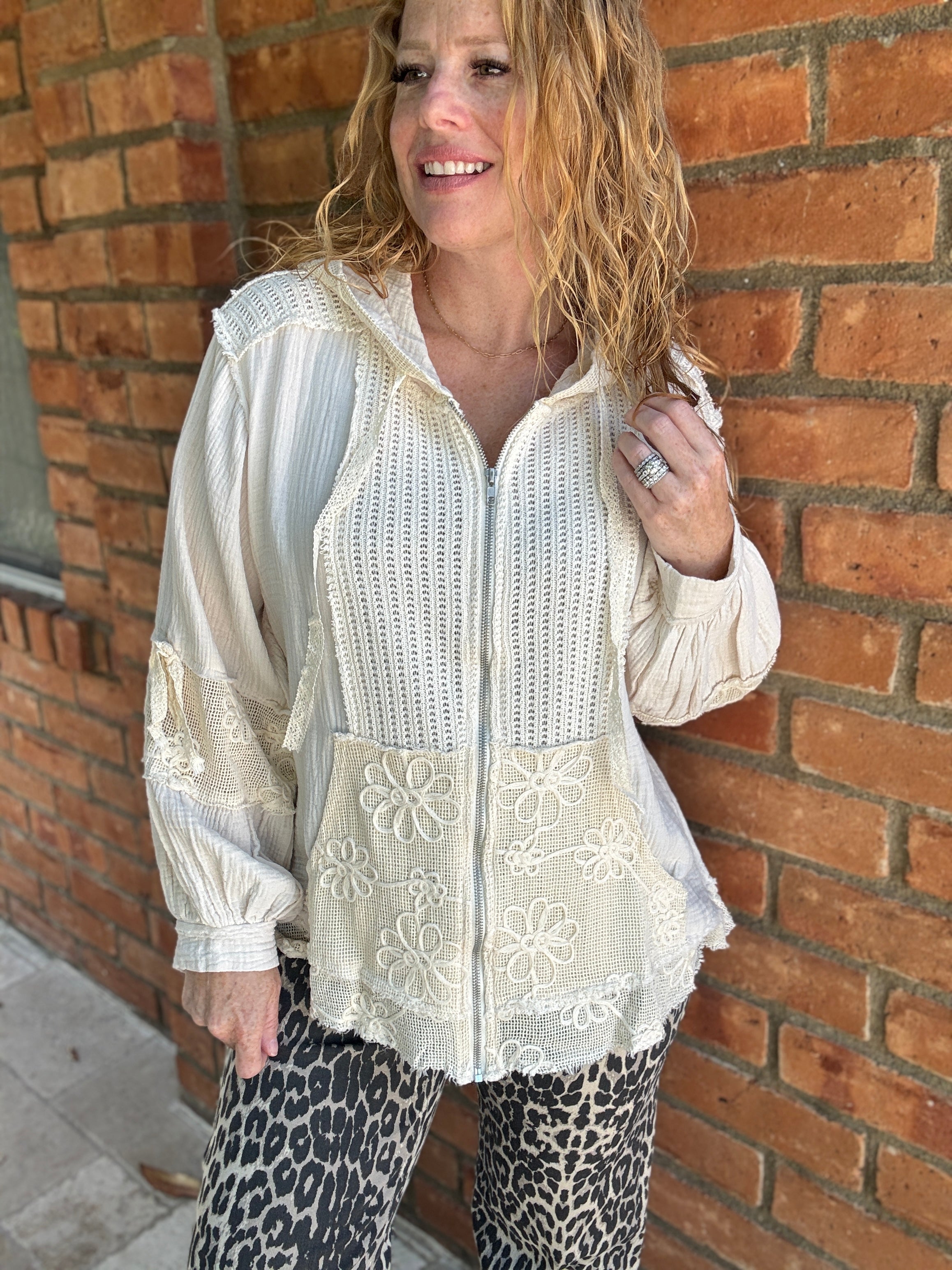 In the Moment Zip Up by POL