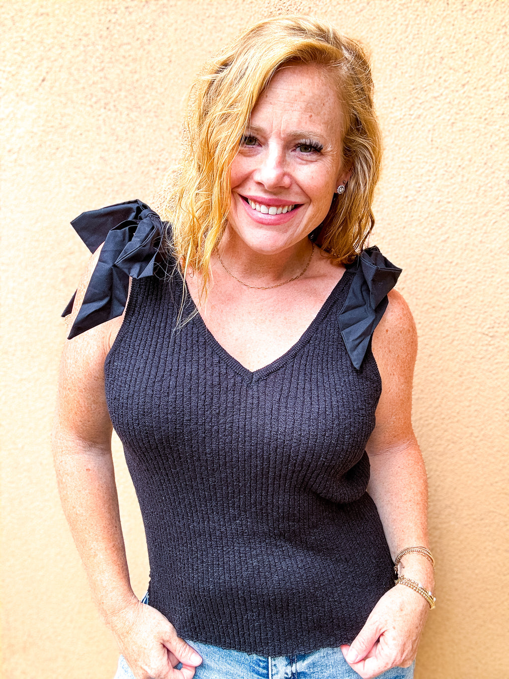 Bow Accent Tank by White Birch