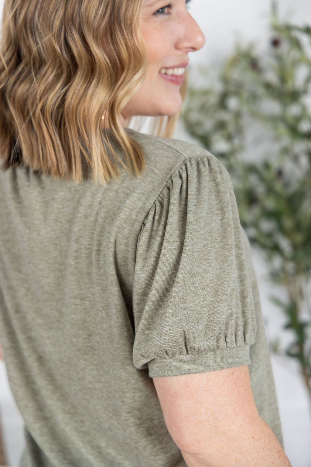 IN STOCK Katie Cozy Top - Sage