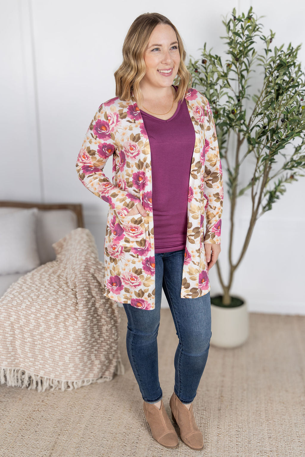 IN STOCK Classic Cardigan - Autumn Blossom FINAL SALE
