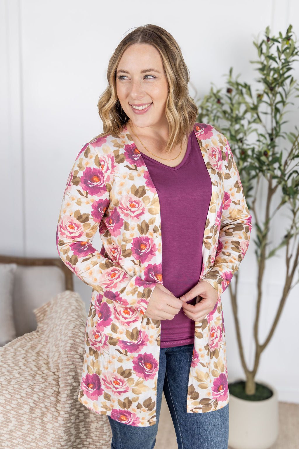 IN STOCK Classic Cardigan - Autumn Blossom FINAL SALE