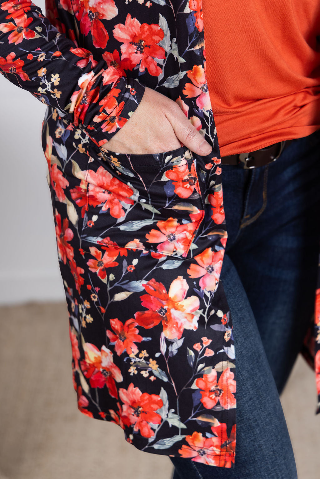 IN STOCK Classic Cardigan - Sunset Floral