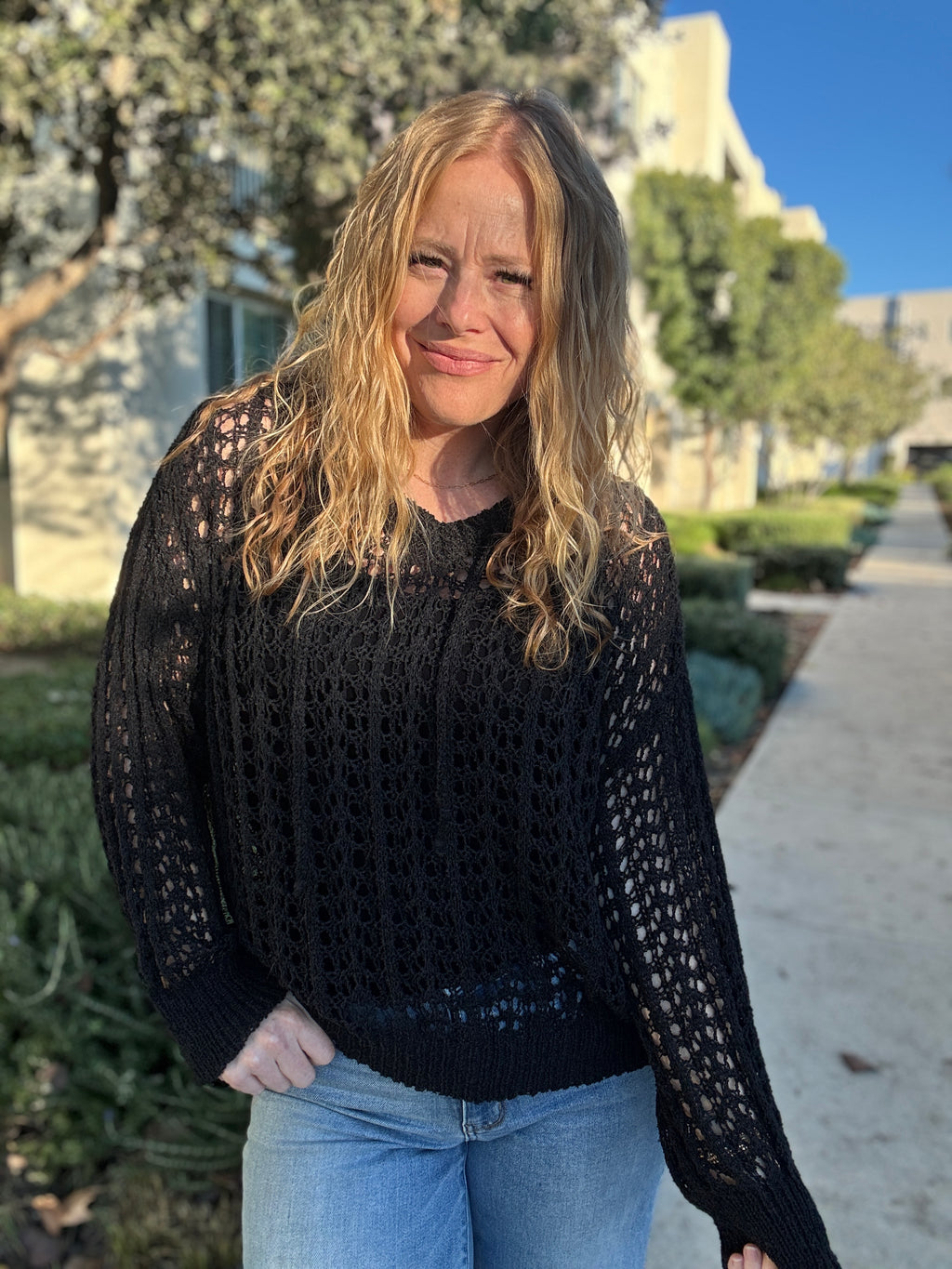 Barefoot Soul Crochet Knit Sweater